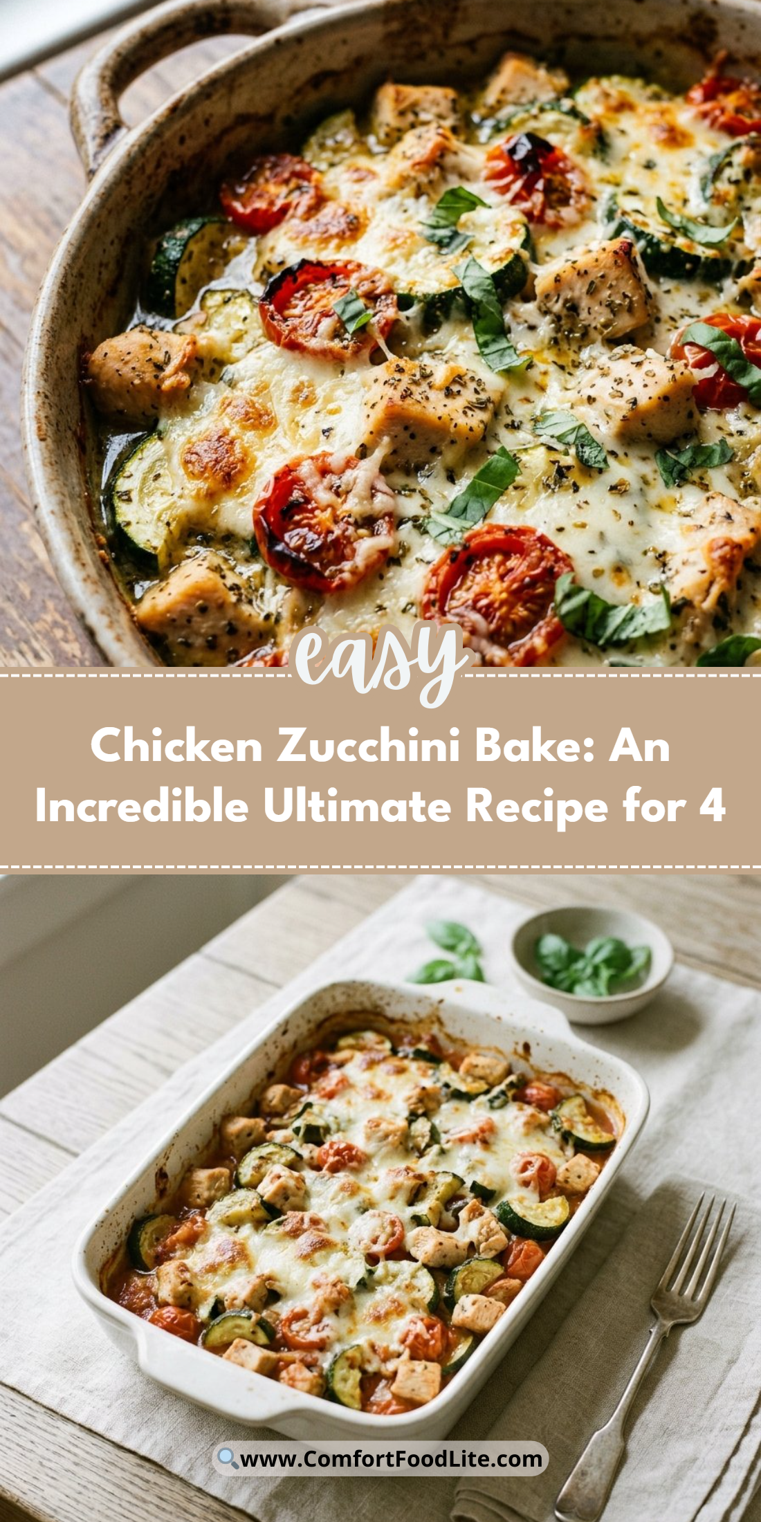 Chicken Zucchini Bake: An Incredible Ultimate Recipe for 4
