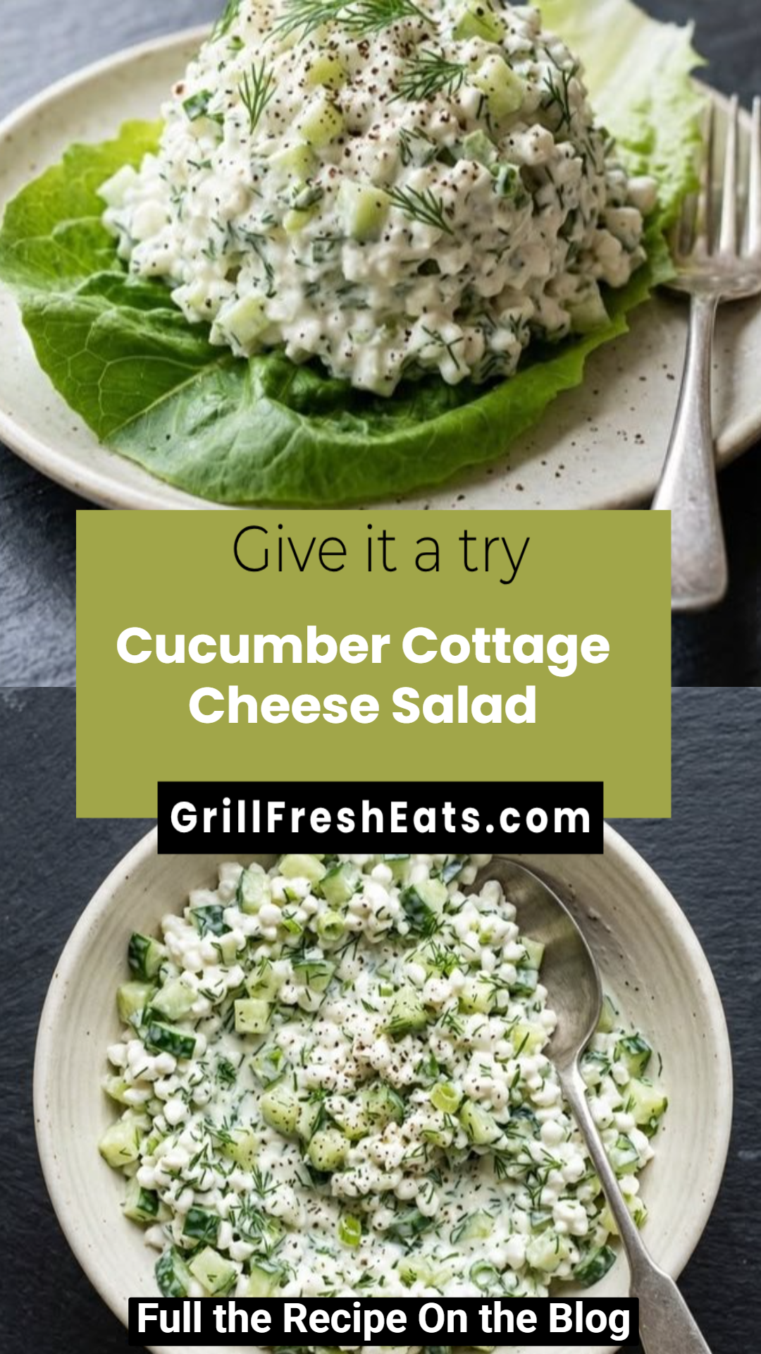 Cucumber Cottage Cheese Salad 1 Cucumber Cottage Cheese Salad