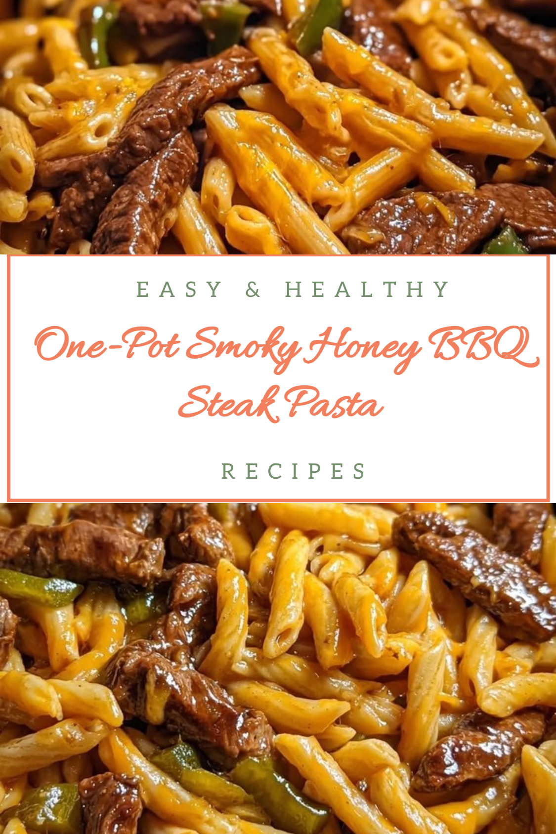 One-Pot Smoky Honey BBQ Steak Pasta