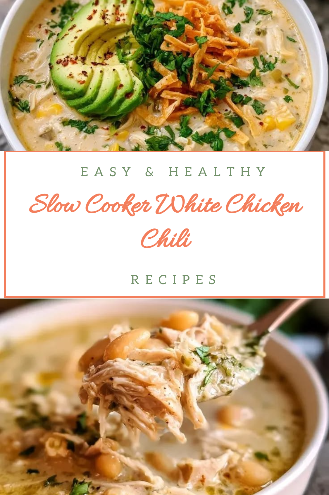 Slow Cooker White Chicken Chili