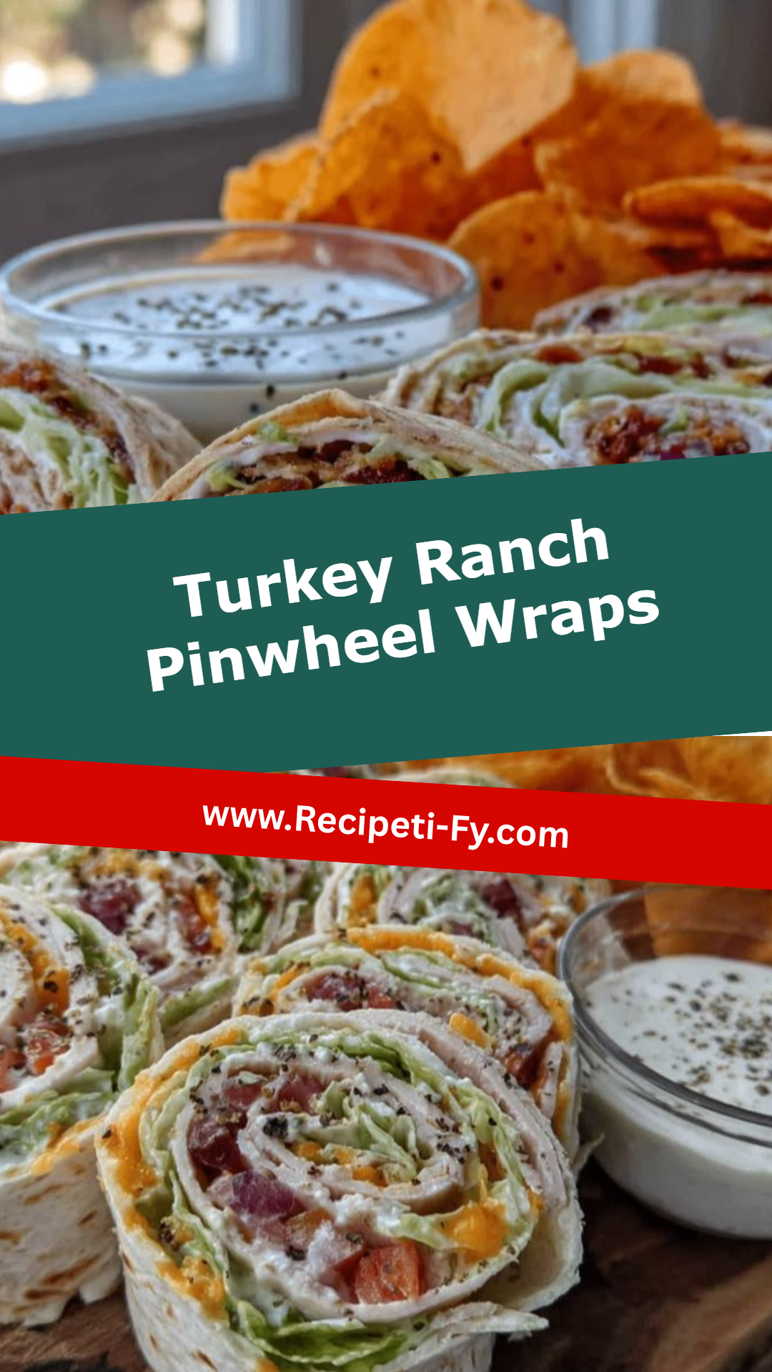 Turkey Ranch Pinwheel Wraps