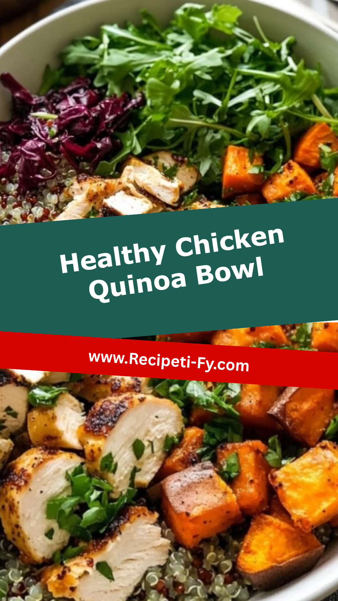 Healthy Chicken Quinoa Bowl
