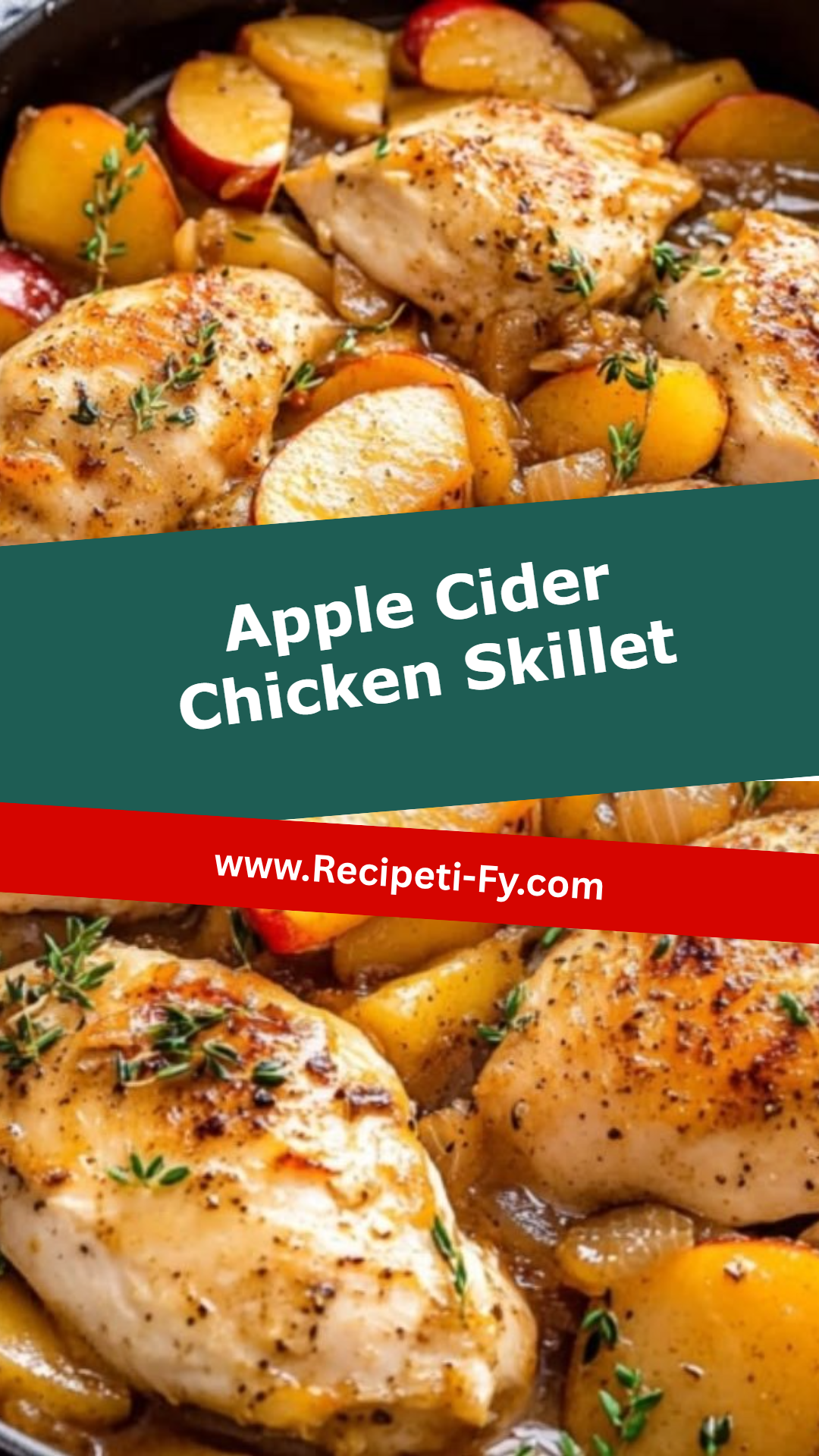 Apple Cider Chicken Skillet