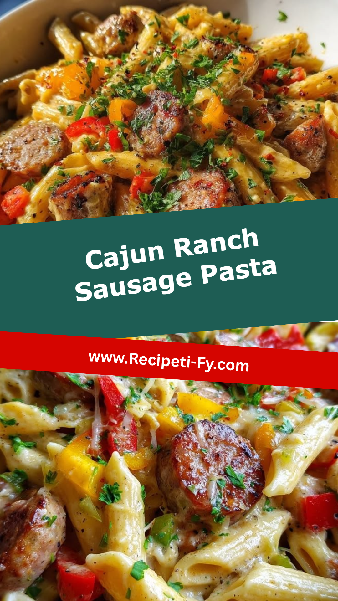 Cajun Ranch Sausage Pasta