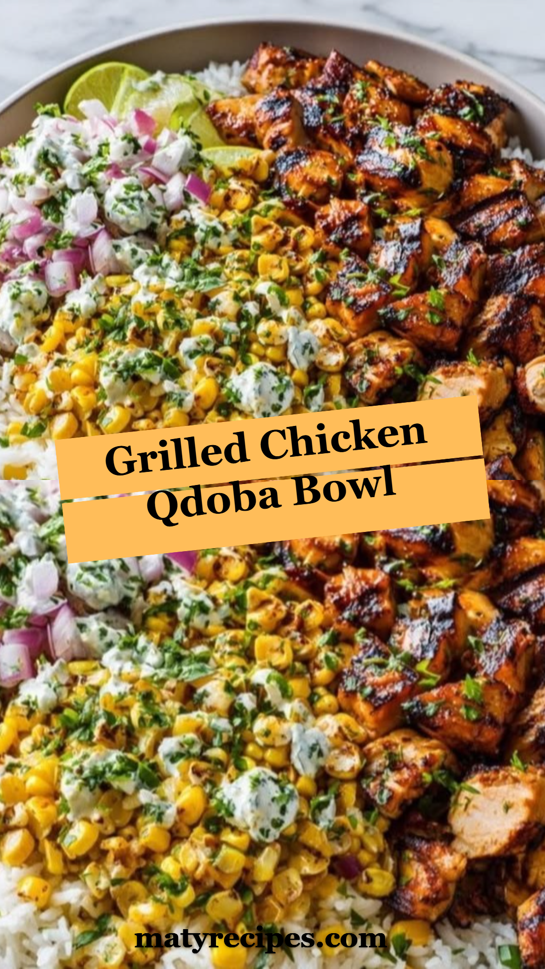 Grilled Chicken Qdoba Bowl