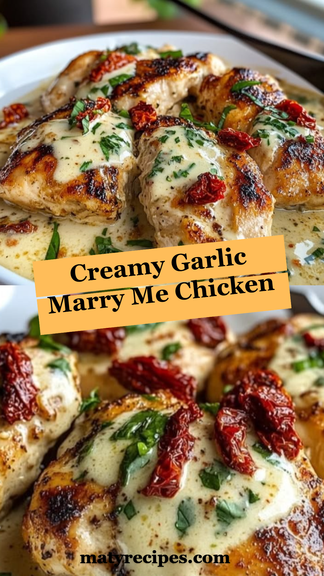 Creamy Garlic Marry Me Chicken