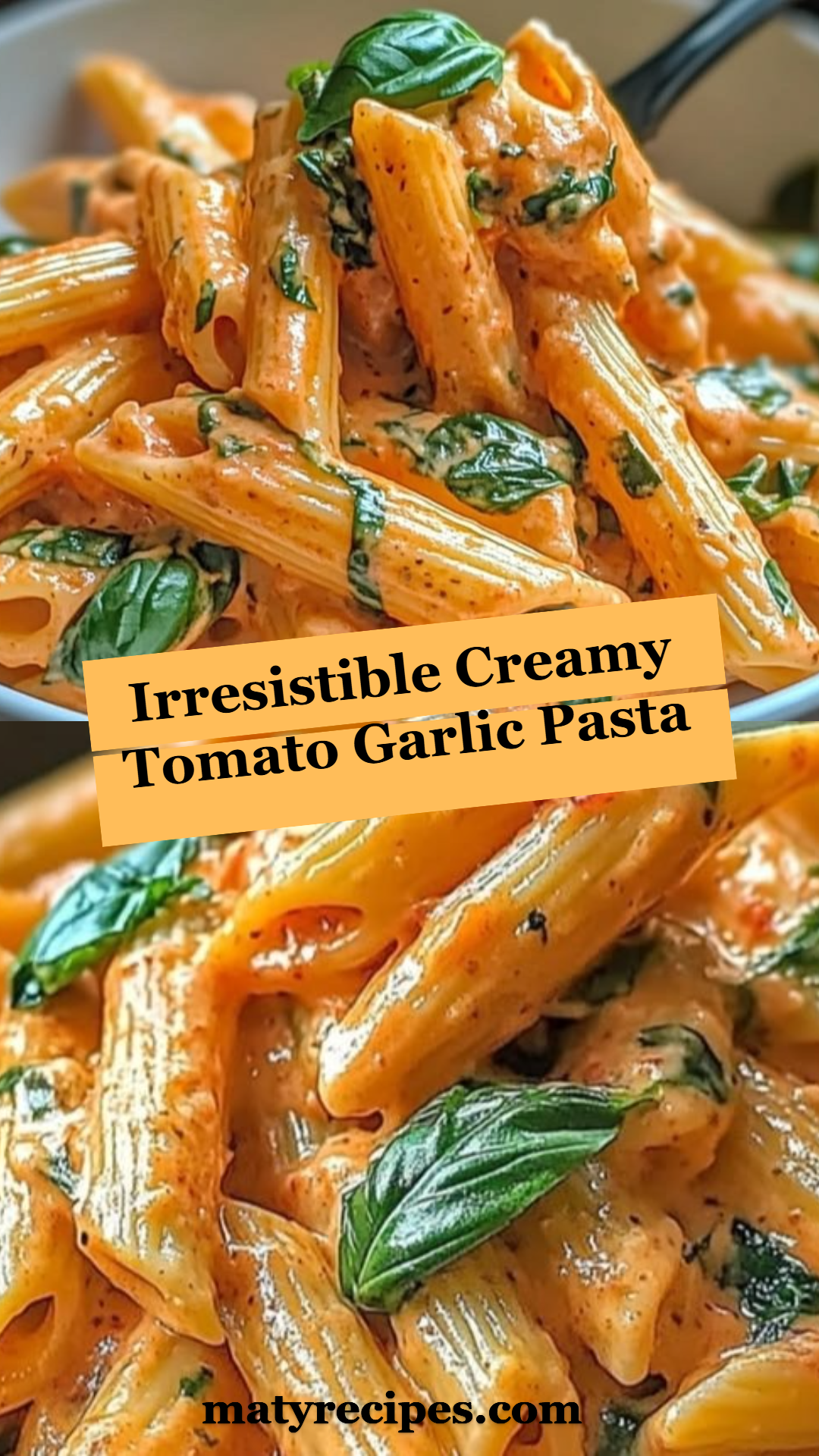 Irresistible Creamy Tomato Garlic Pasta