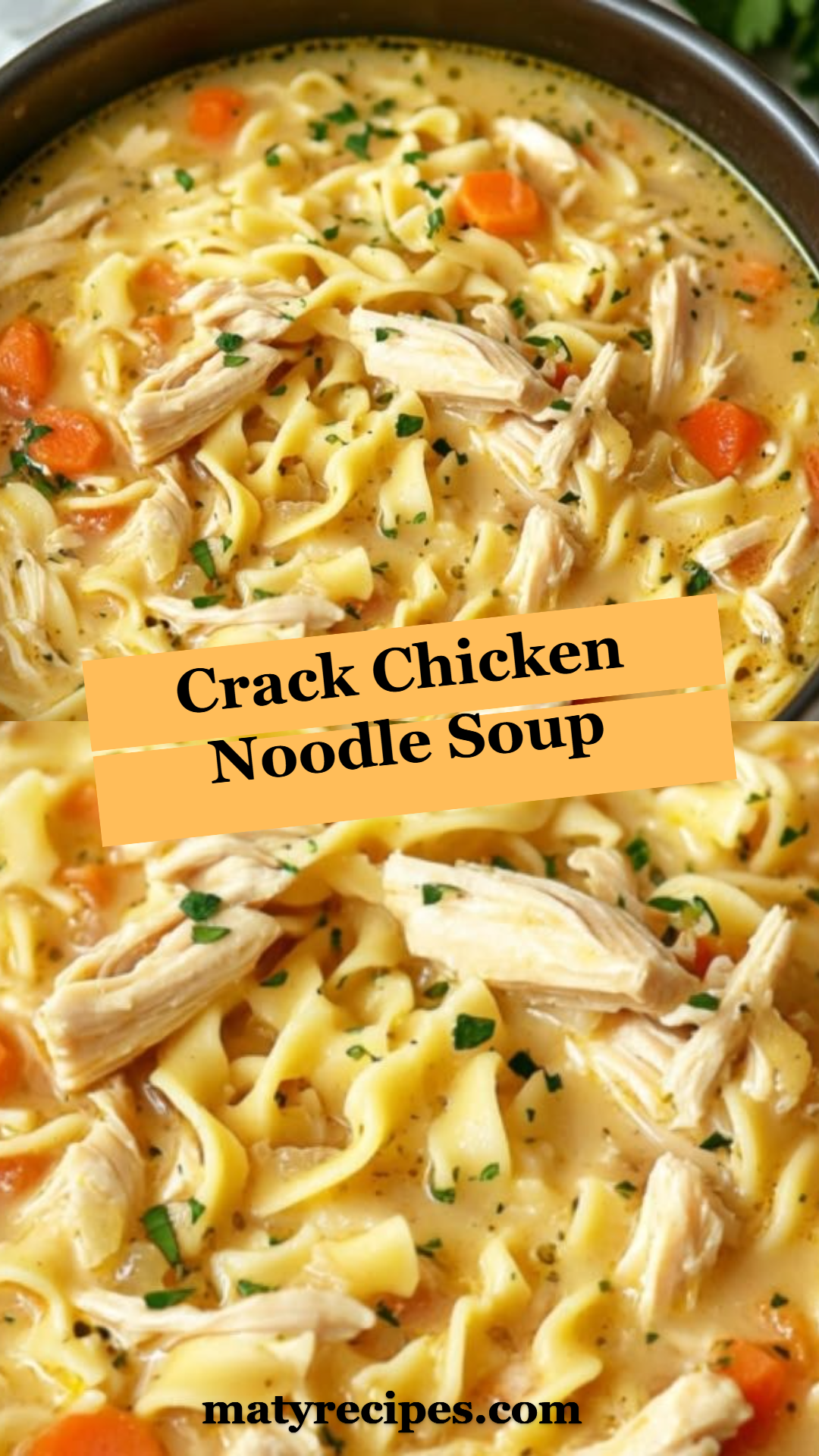 Crack Chicken Noodle Soup
