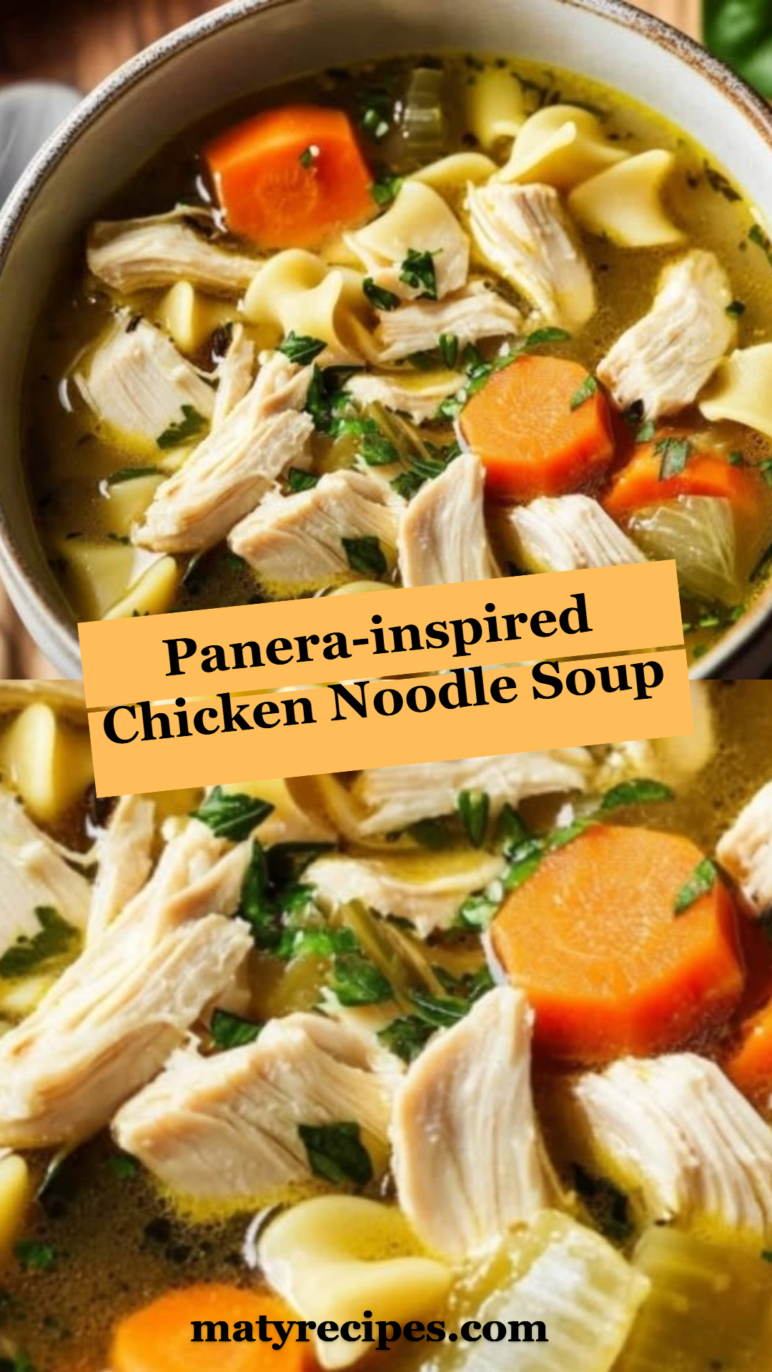 Panera-inspired Chicken Noodle Soup