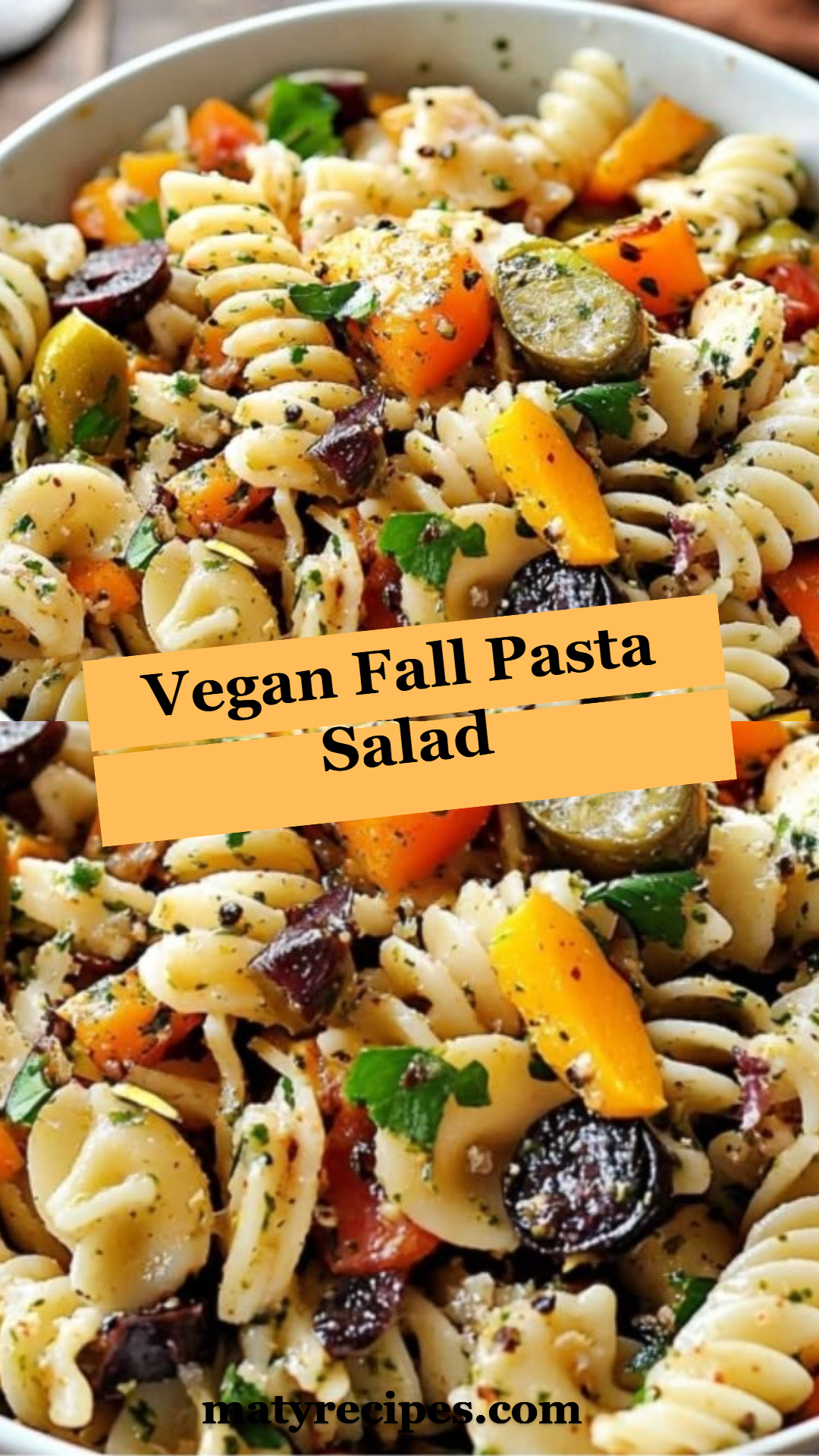 Vegan Fall Pasta Salad