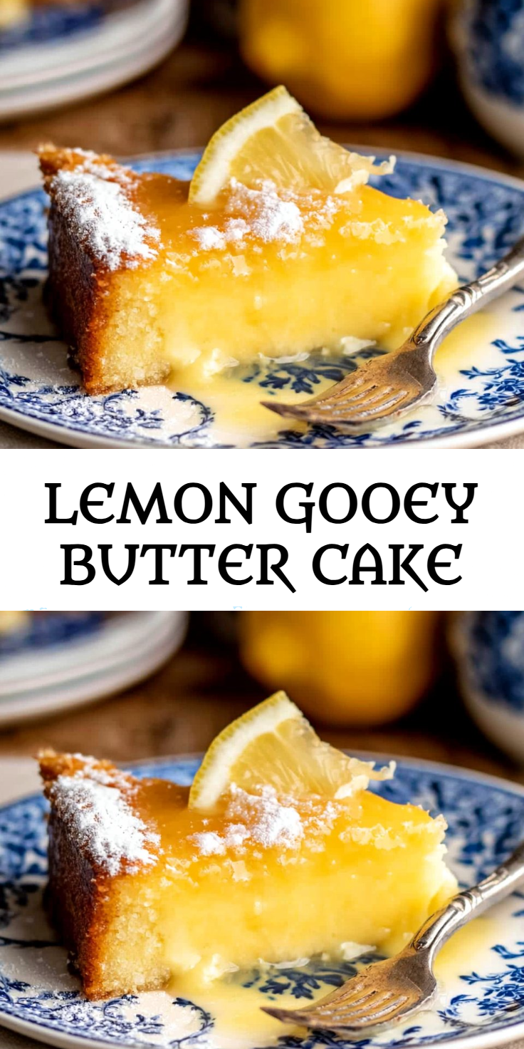 Lemon Gooey Butter Cake