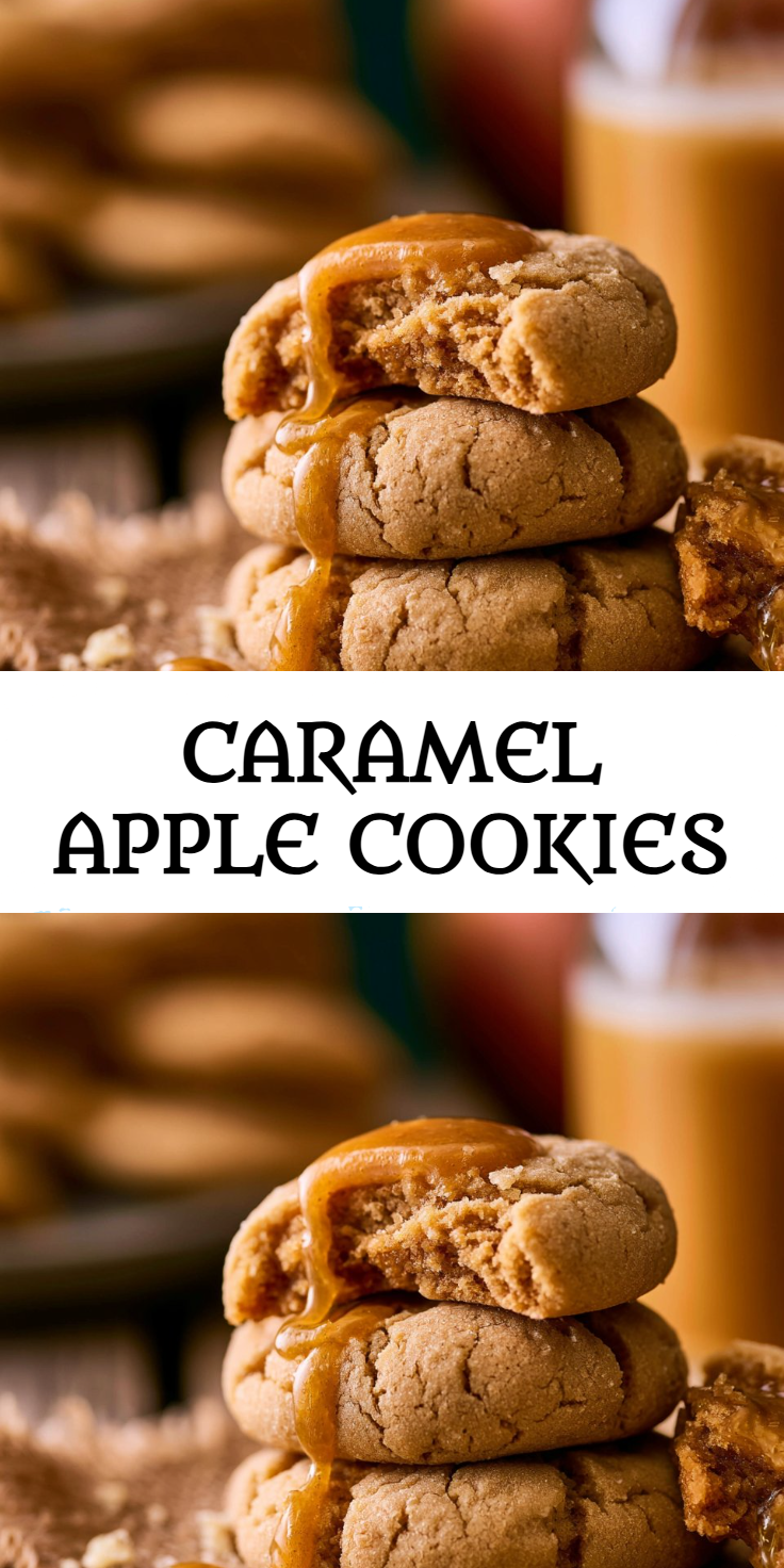 Caramel Apple Cookies