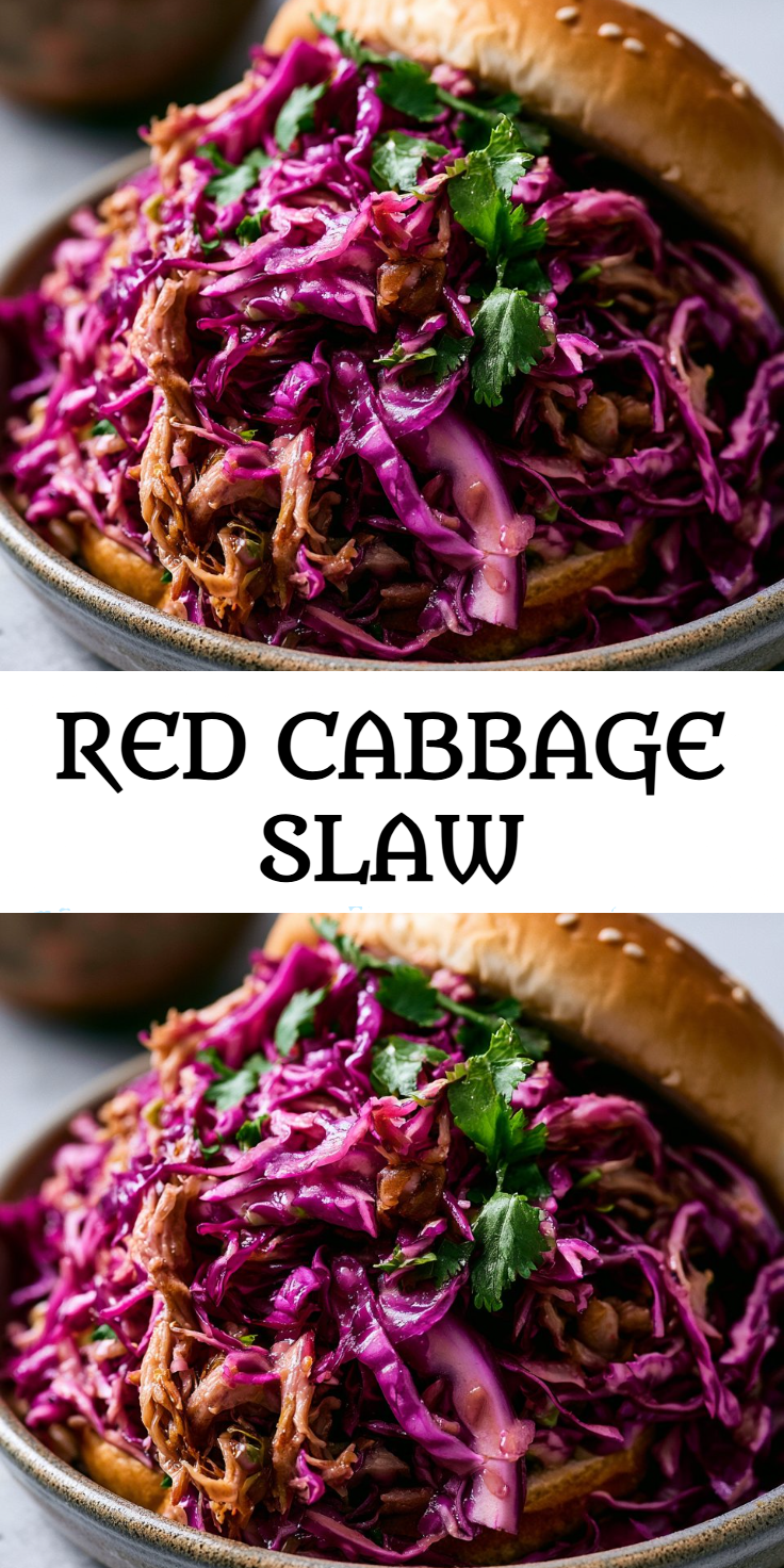 Red Cabbage Slaw