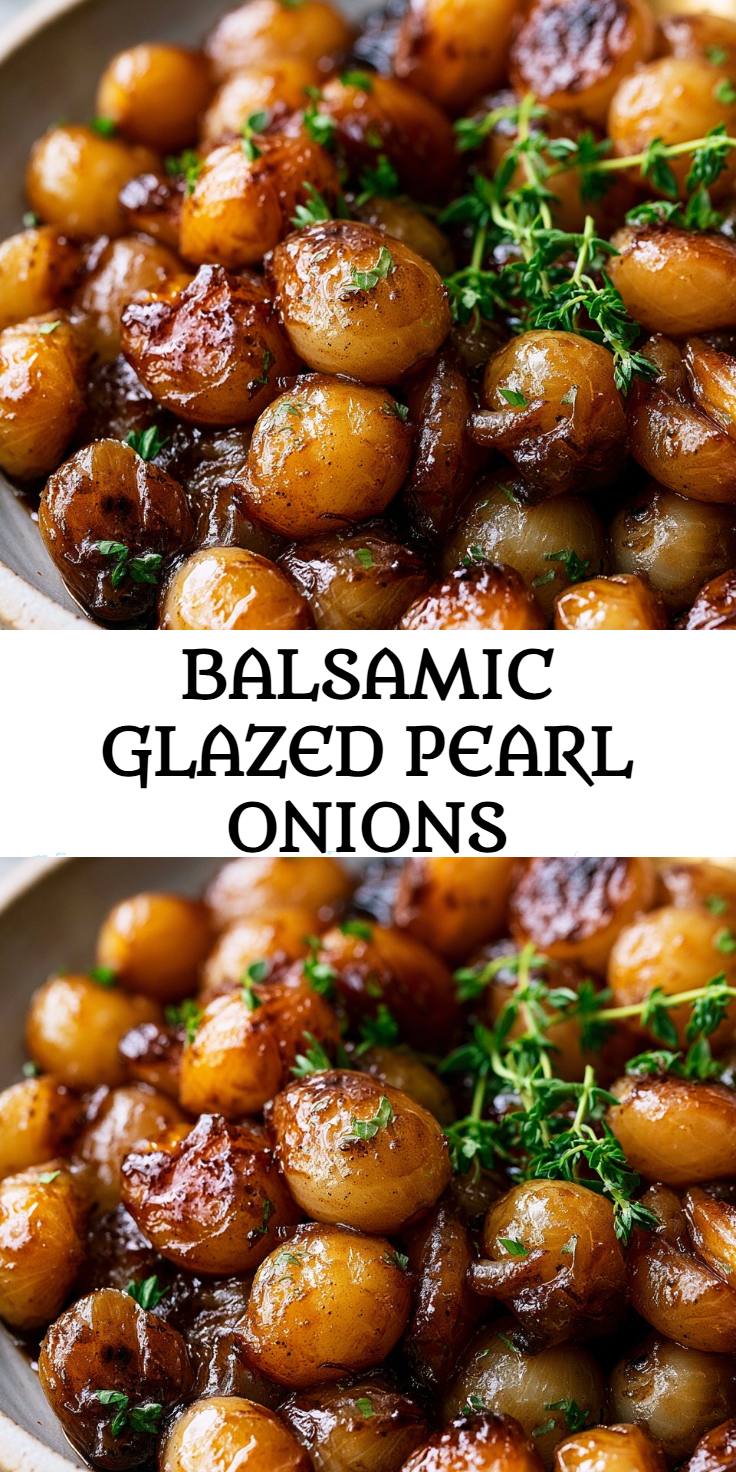Balsamic Glazed Pearl Onions