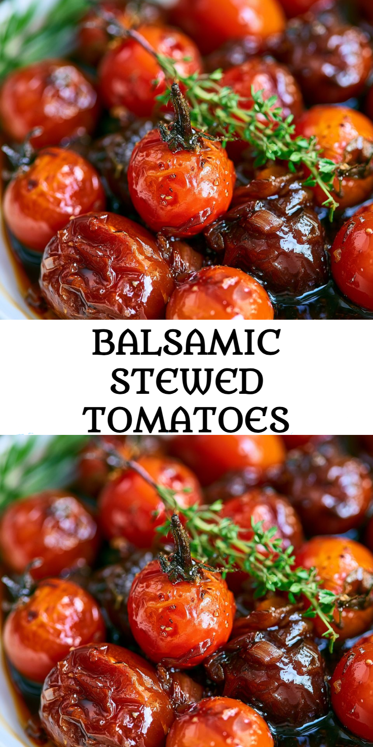 Balsamic Stewed Tomatoes