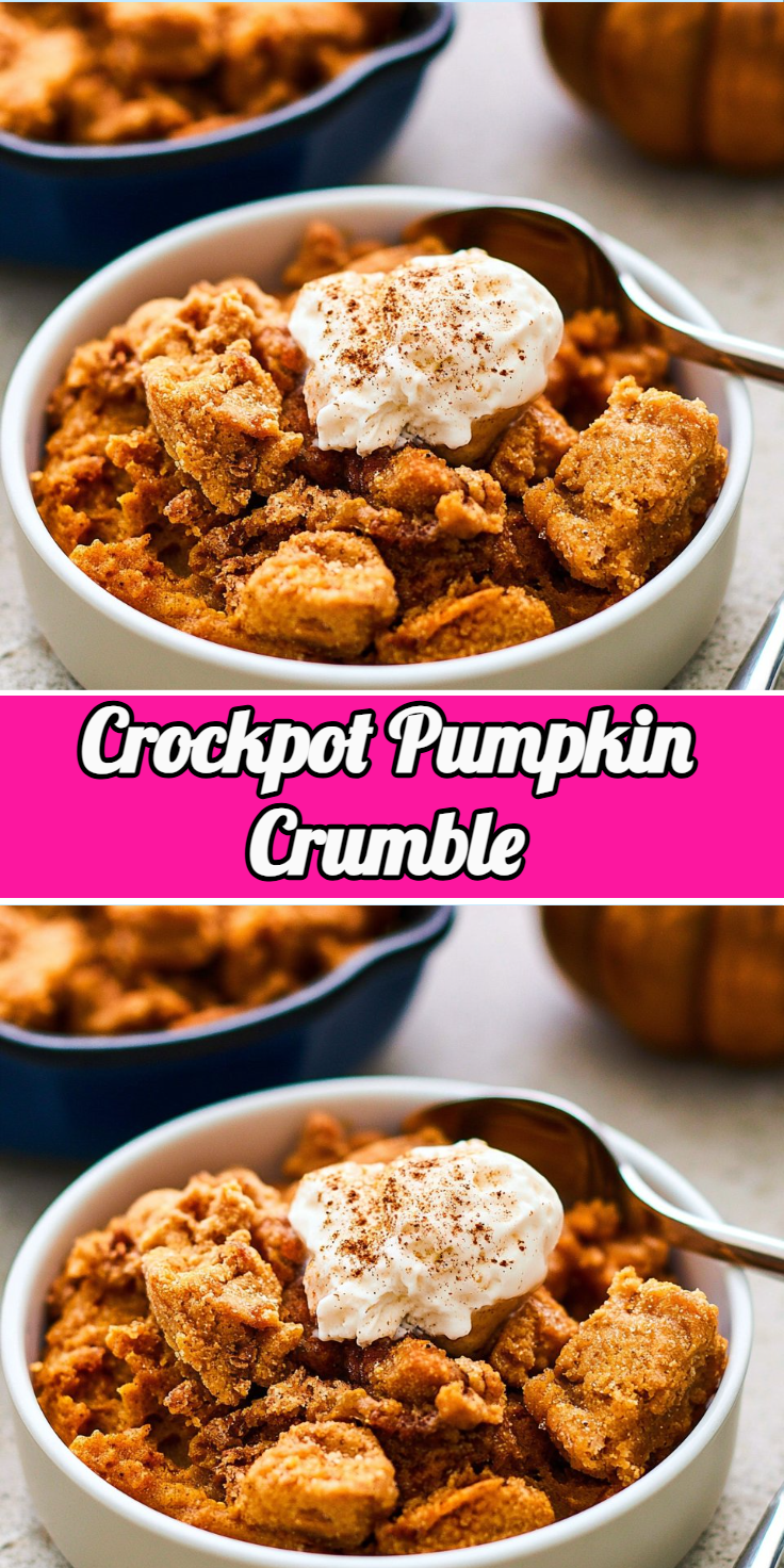 Crockpot Pumpkin Crumble
