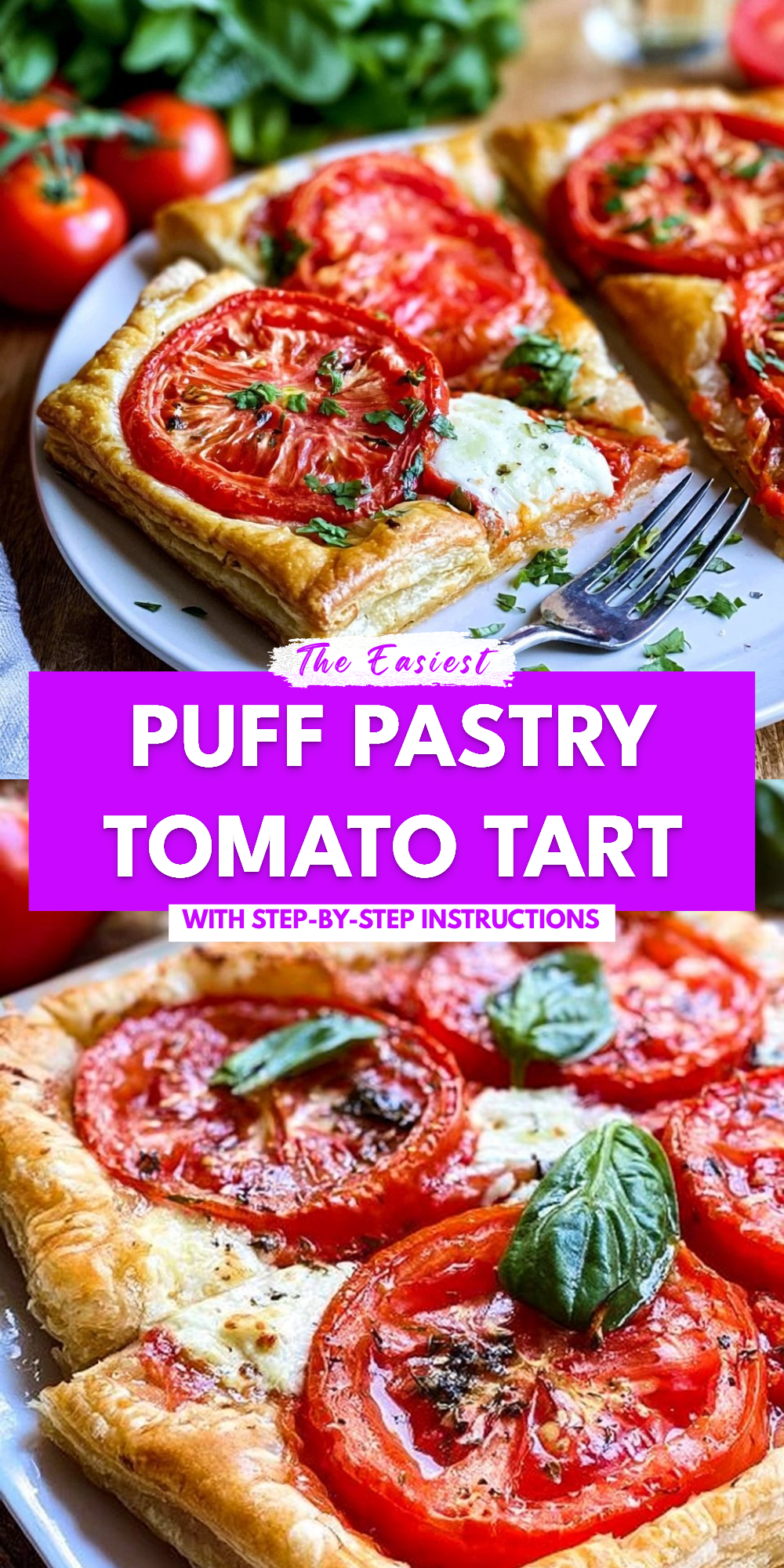 Puff Pastry Tomato Tart