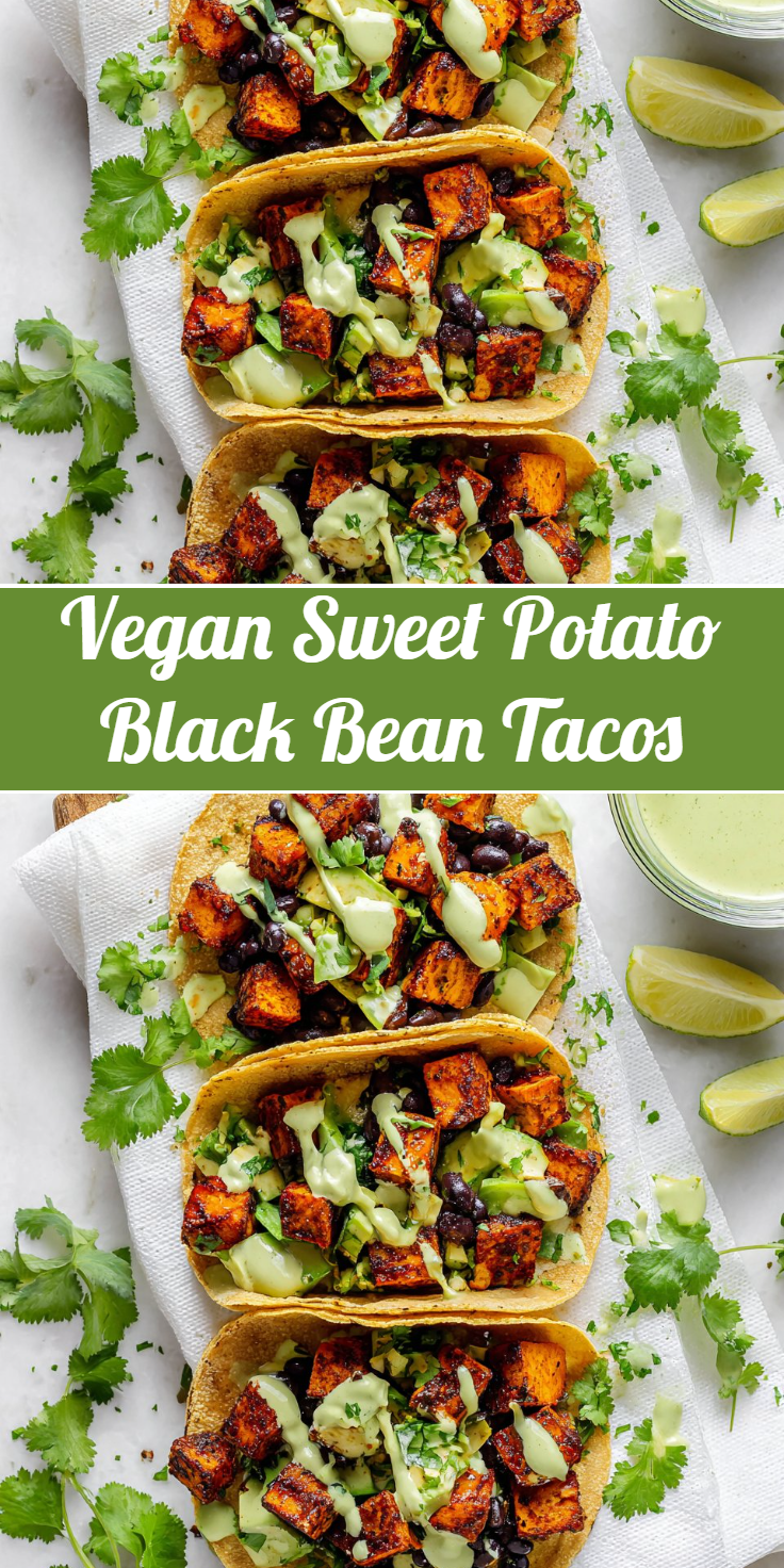 Vegan Sweet Potato Black Bean Tacos