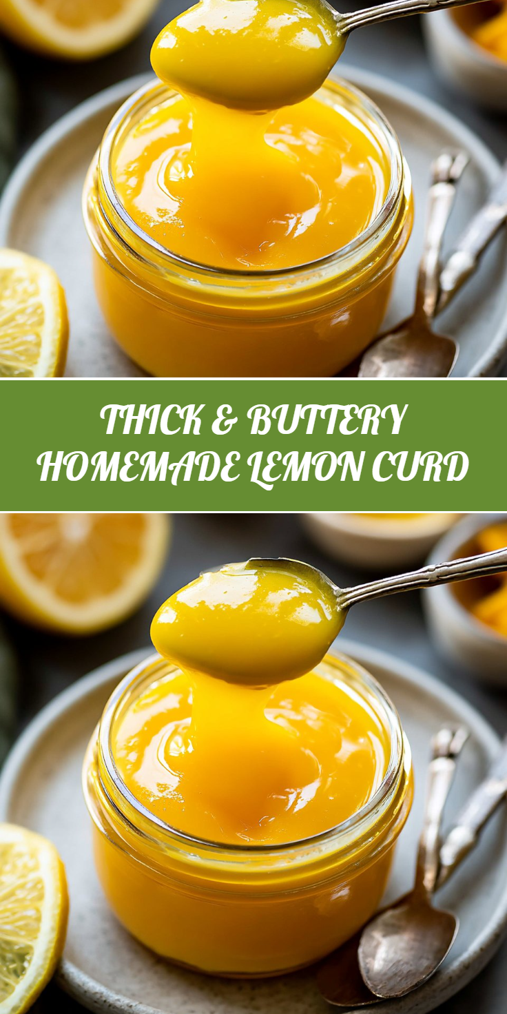 THICK & BUTTERY HOMEMADE LEMON CURD
