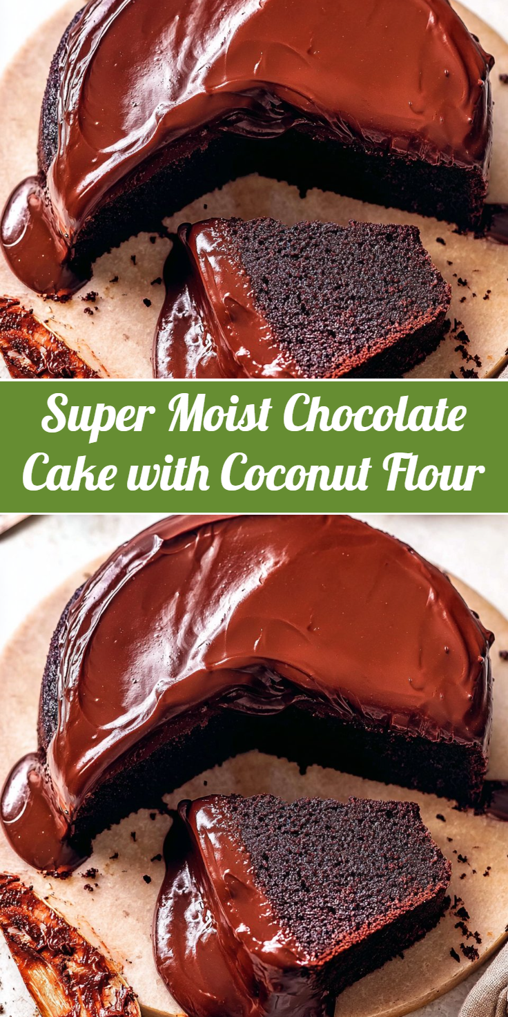 Super Moist Chocolate Cake with Coconut Flour