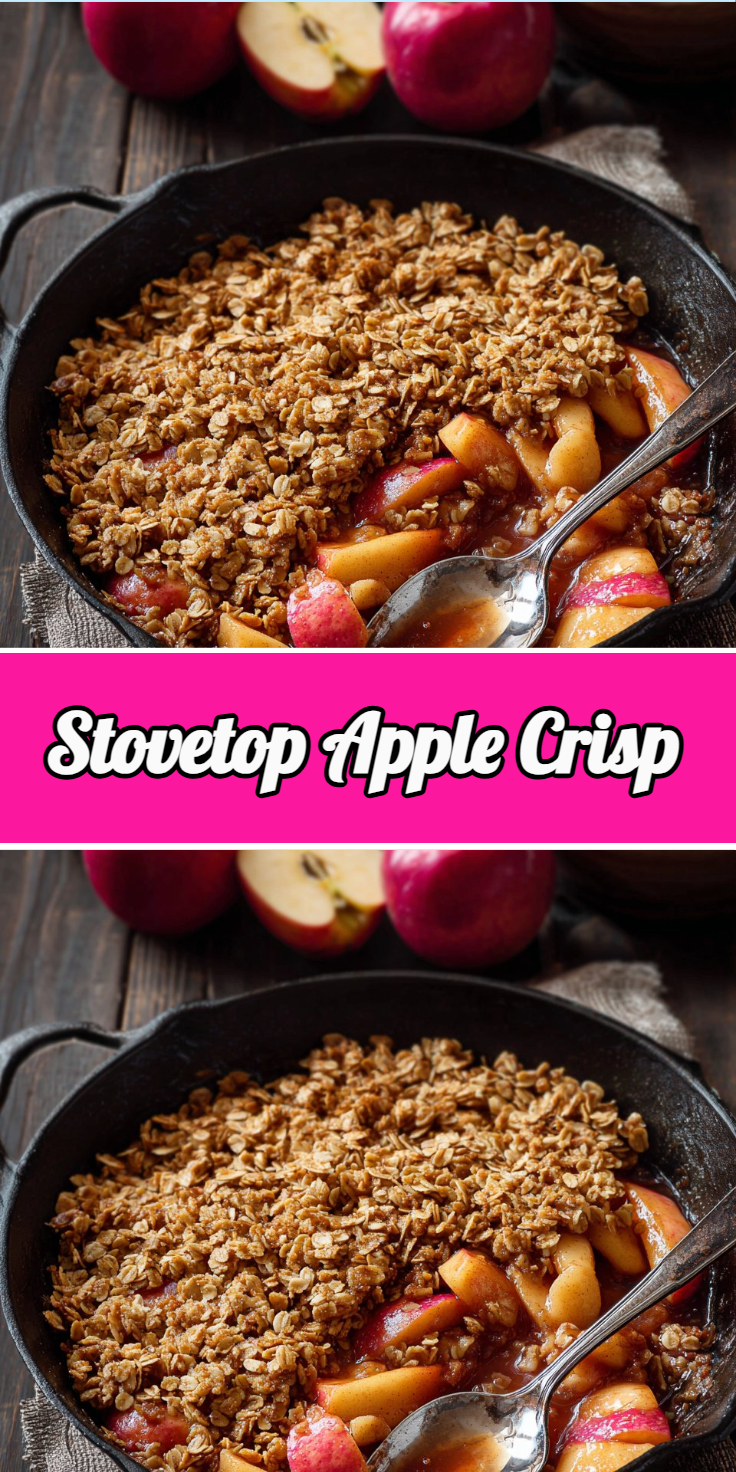 Stovetop Apple Crisp