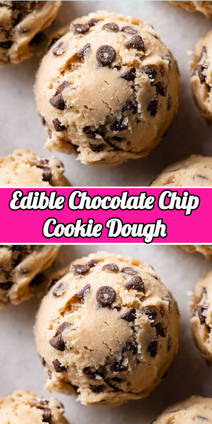 Edible Chocolate Chip Cookie Dough