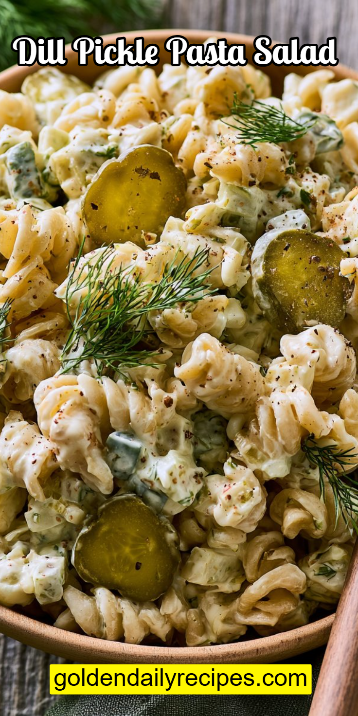 Dill Pickle Pasta Salad