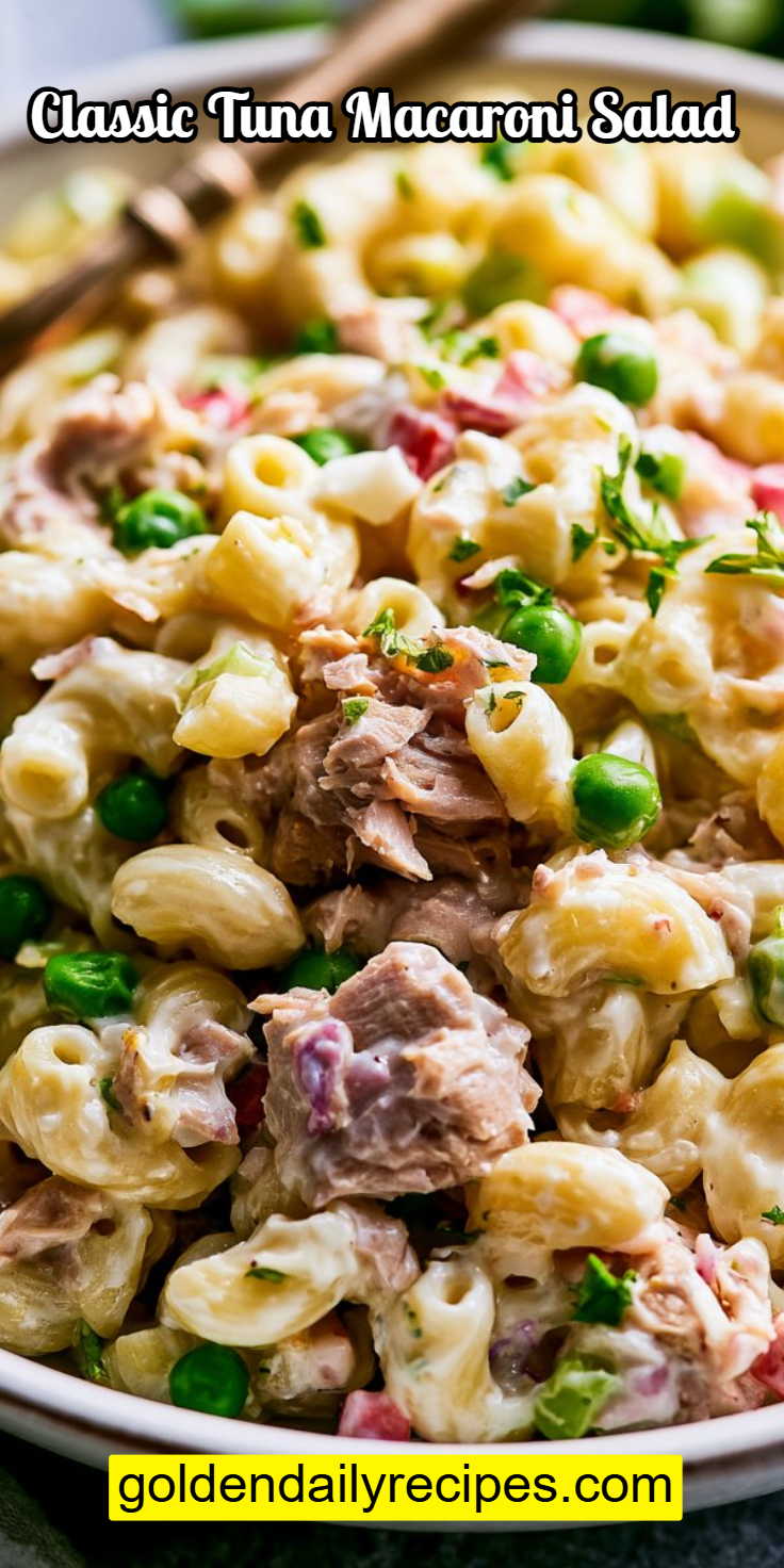 Classic Tuna Macaroni Salad