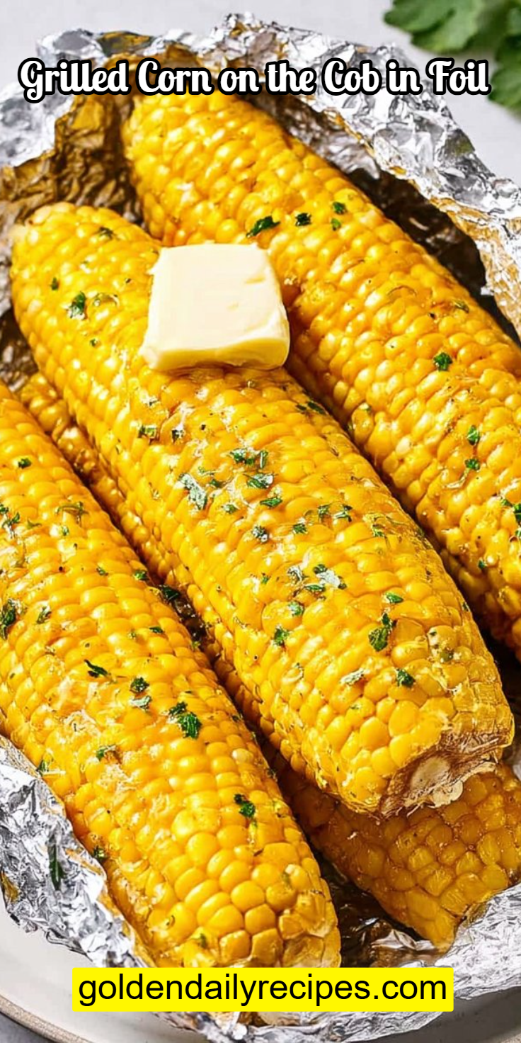 Grilled Corn on the Cob in Foil
