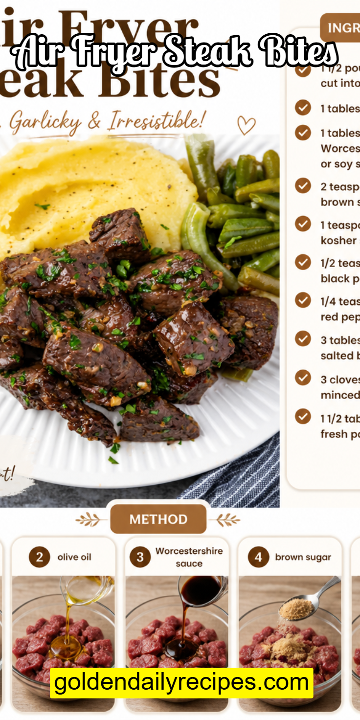Air Fryer Steak Bites