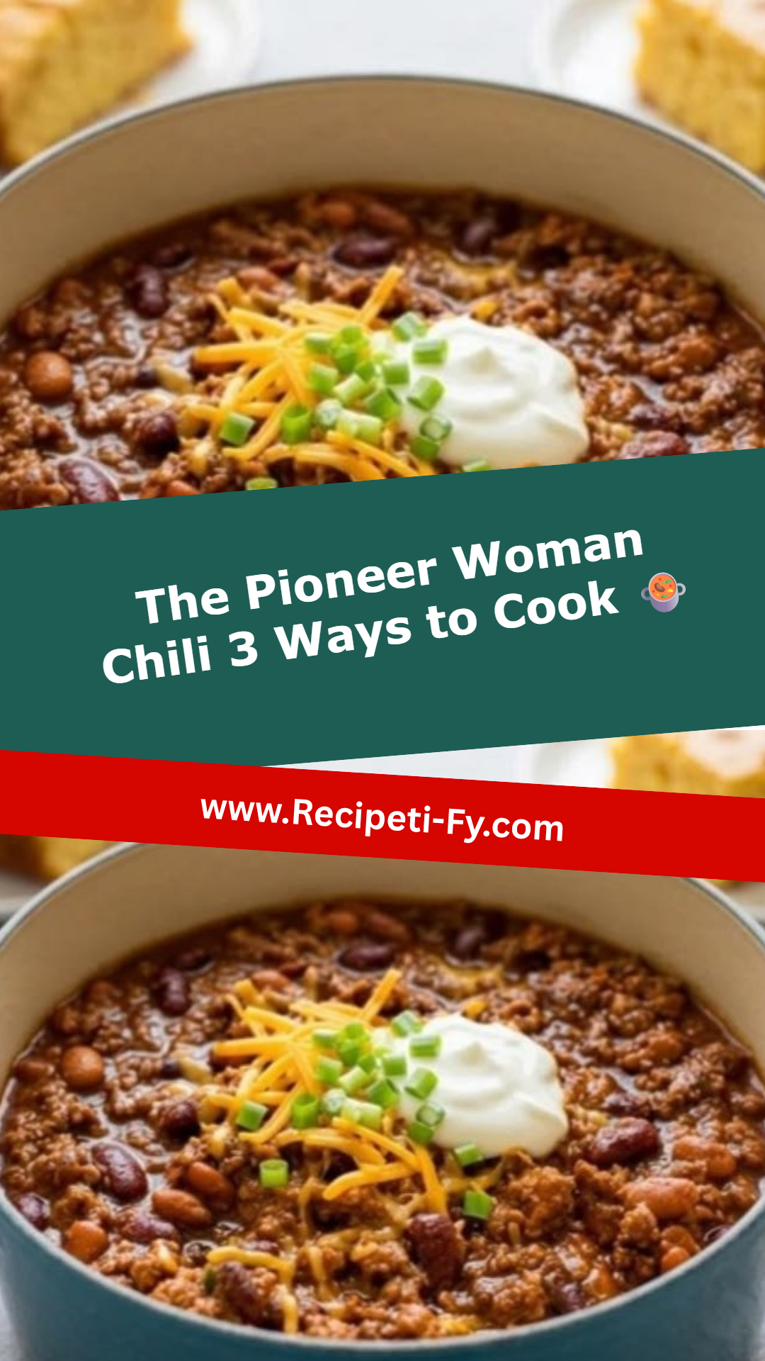 The Pioneer Woman Chili 3 Ways to Cook 🍲