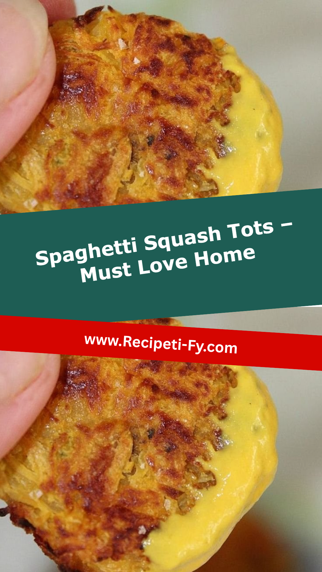 Spaghetti Squash Tots – Must Love Home