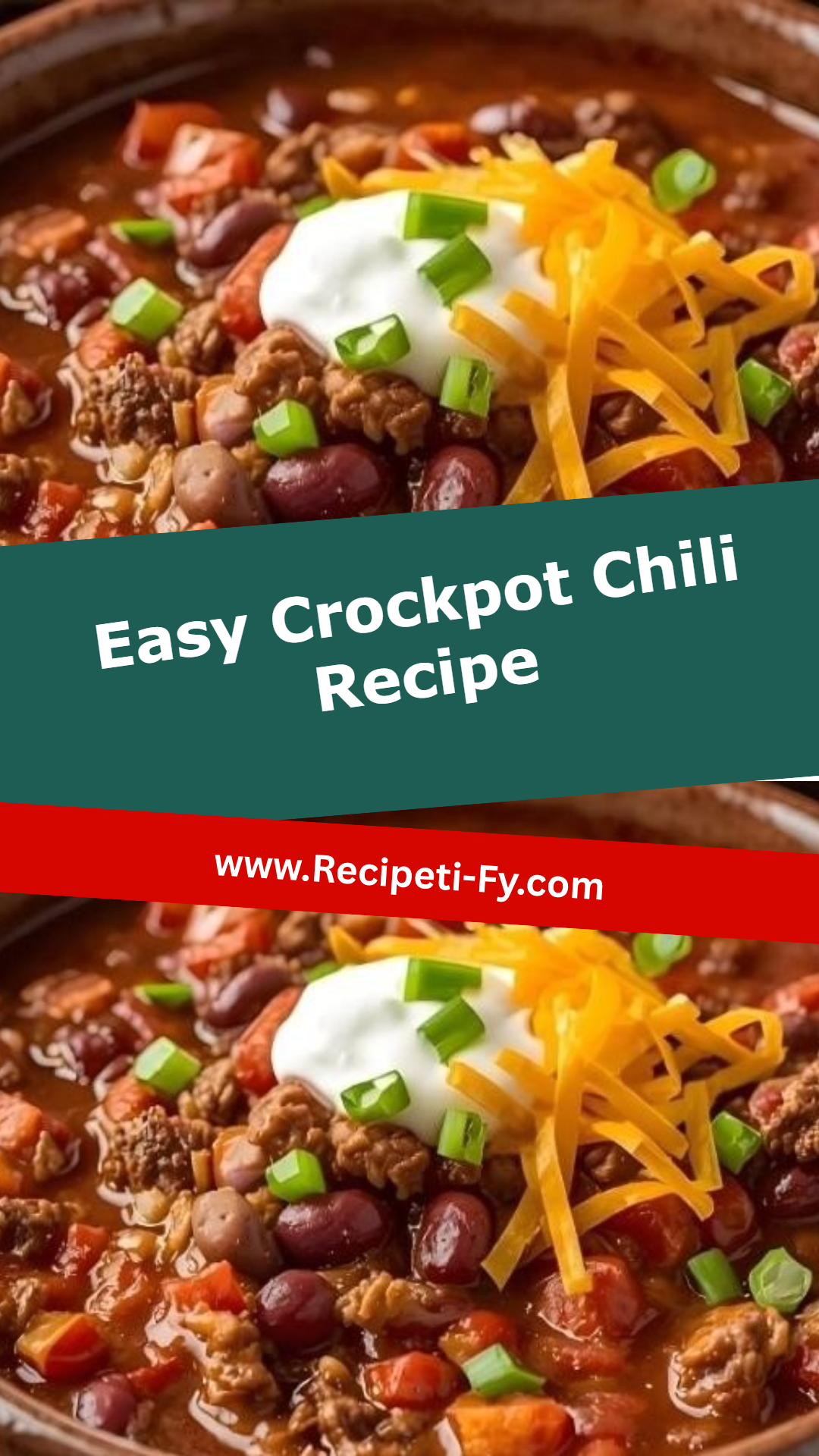 Easy Crockpot Chili Recipe