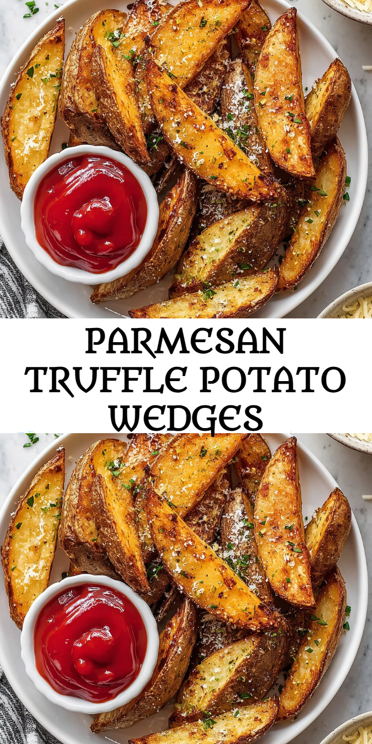 Parmesan Truffle Potato Wedges