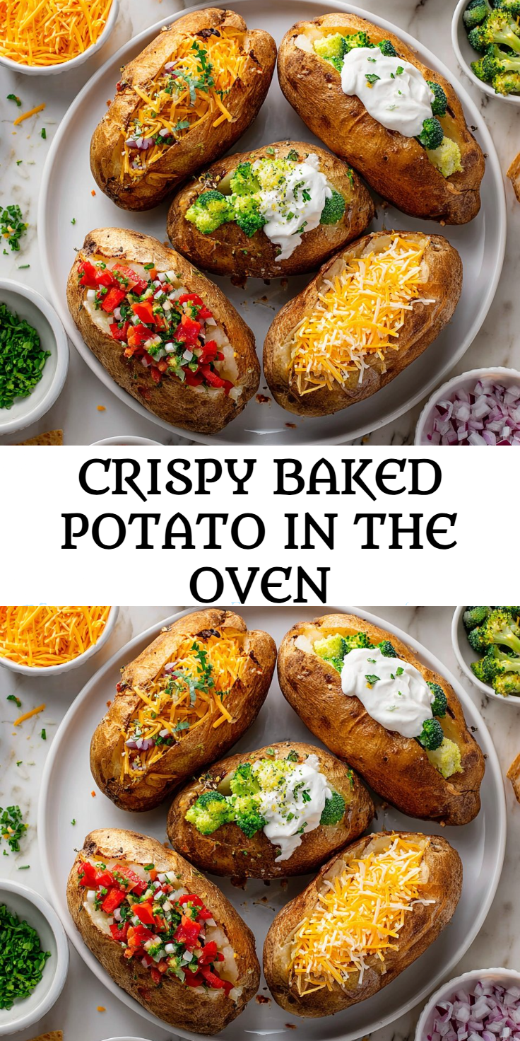 Crispy Baked Potato in the Oven