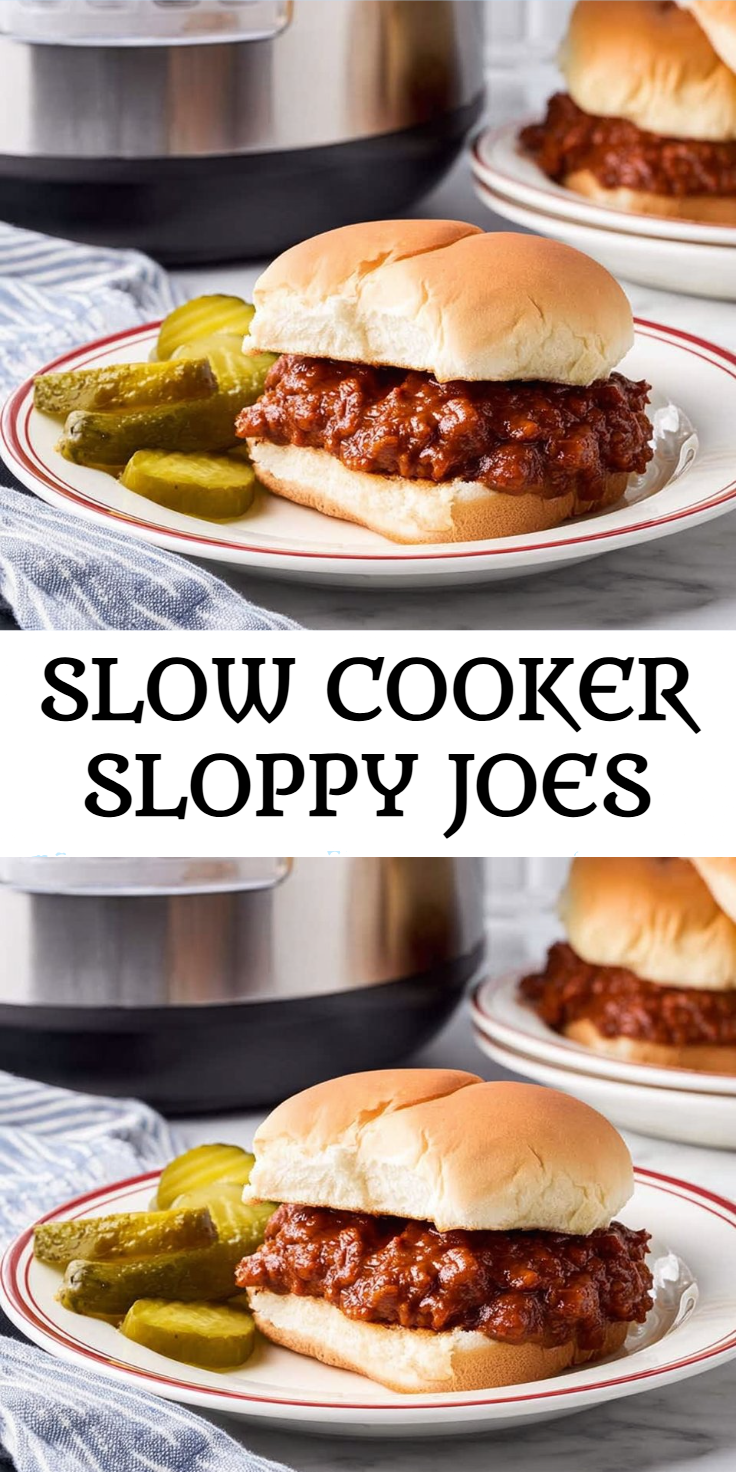 Slow Cooker Sloppy Joes