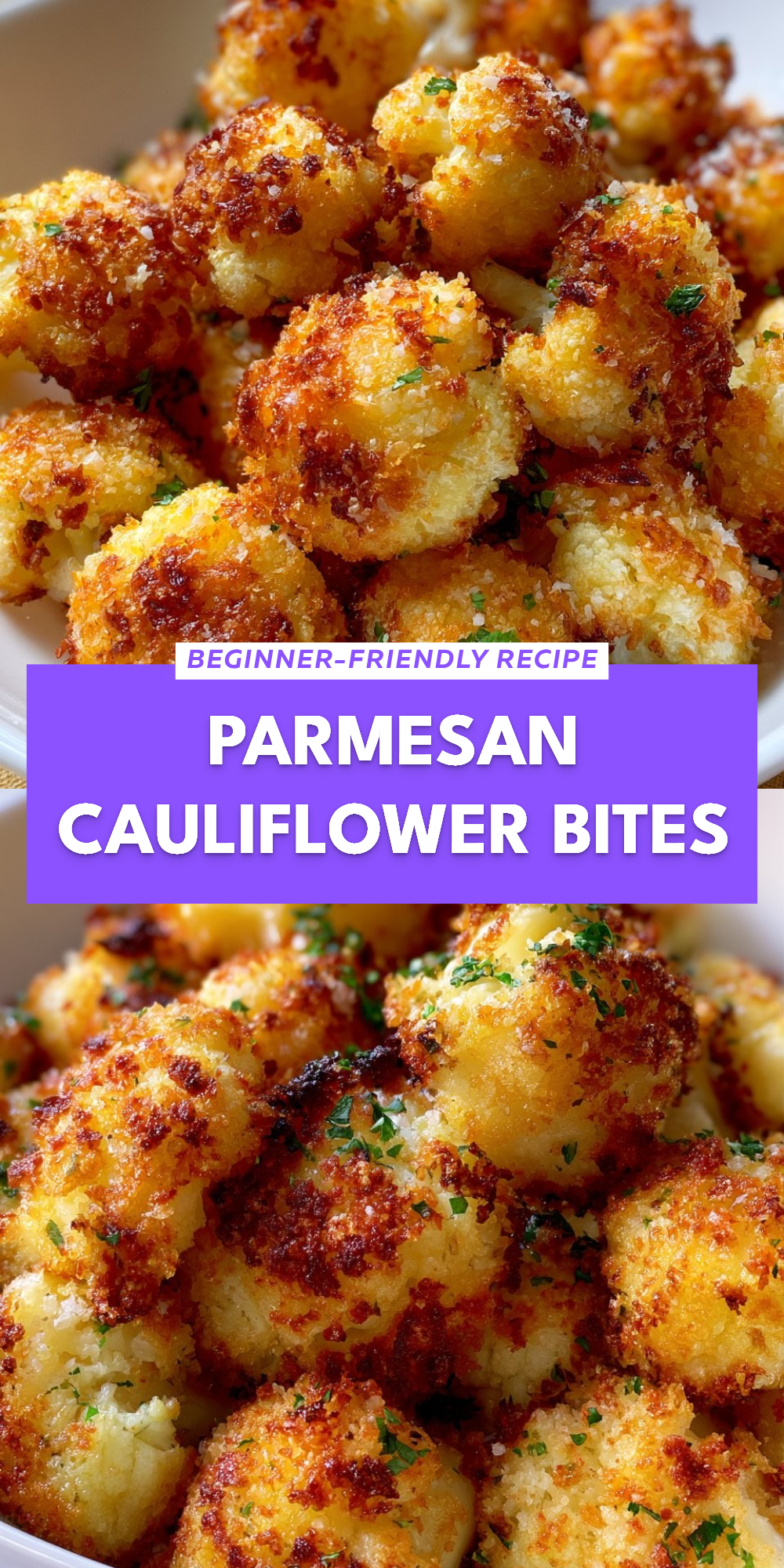Parmesan Cauliflower Bites