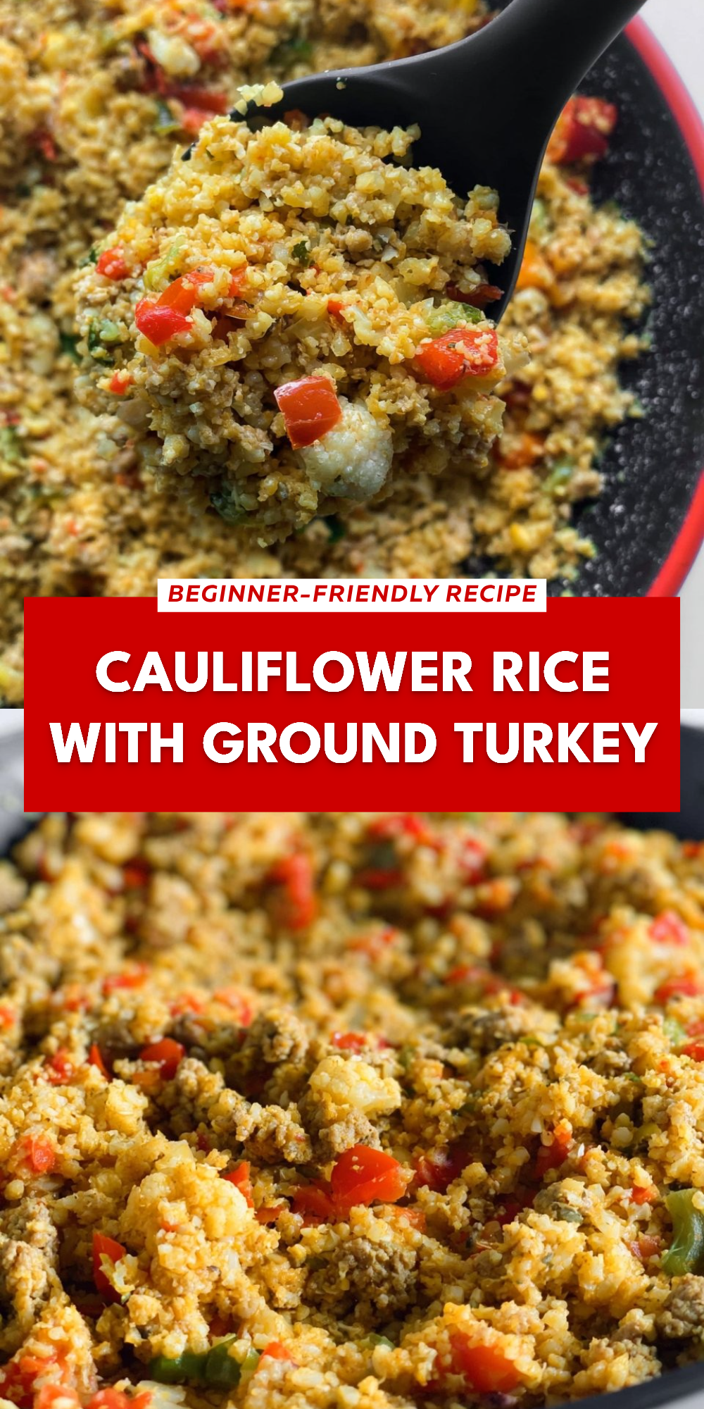 Cauliflower Rice With Ground Turkey