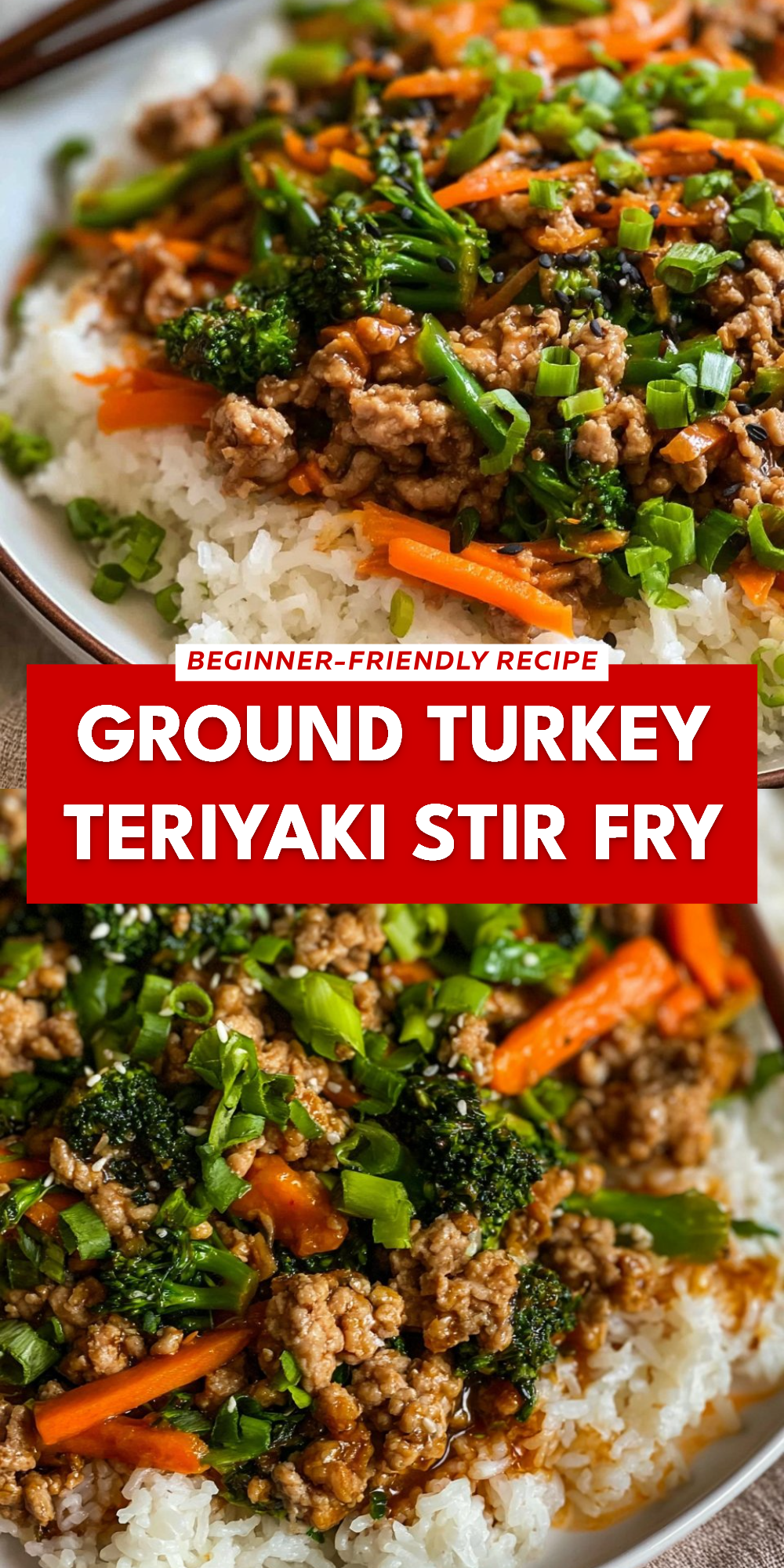 Ground Turkey Teriyaki Stir Fry