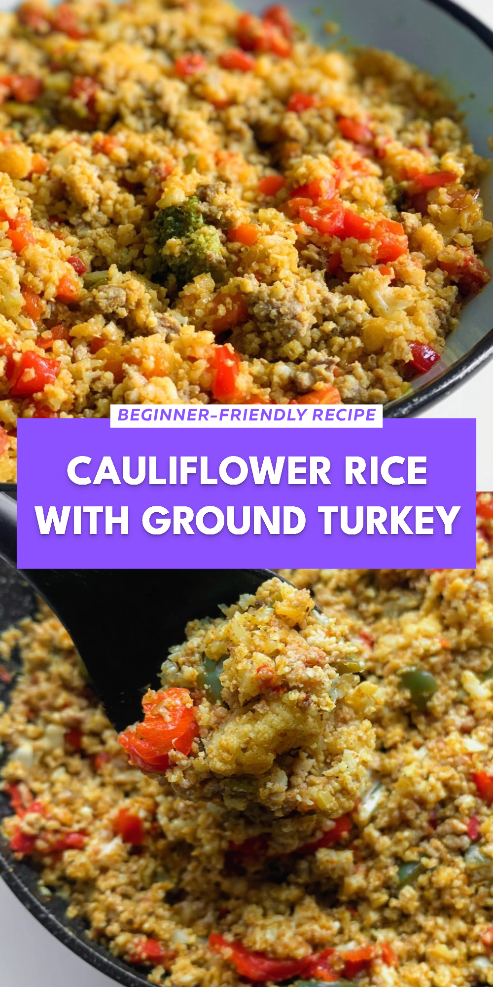 Cauliflower Rice With Ground Turkey