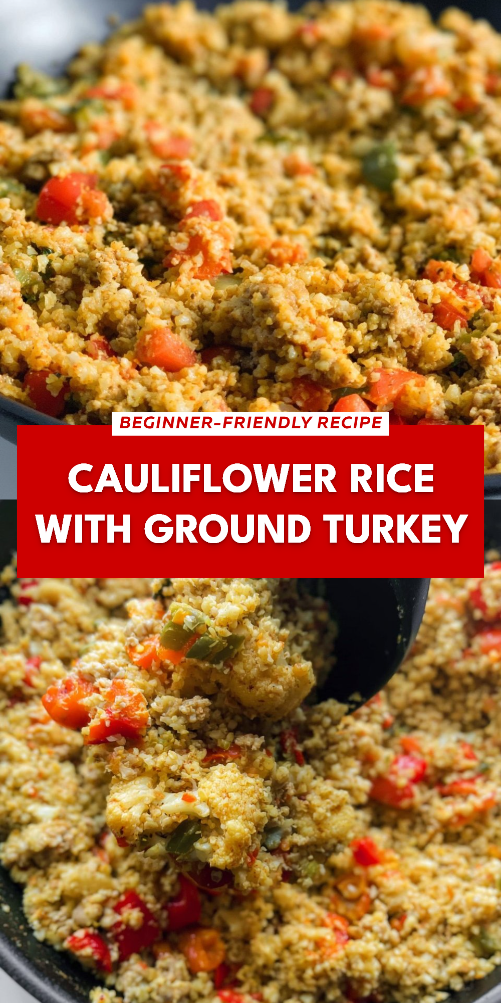Cauliflower Rice With Ground Turkey