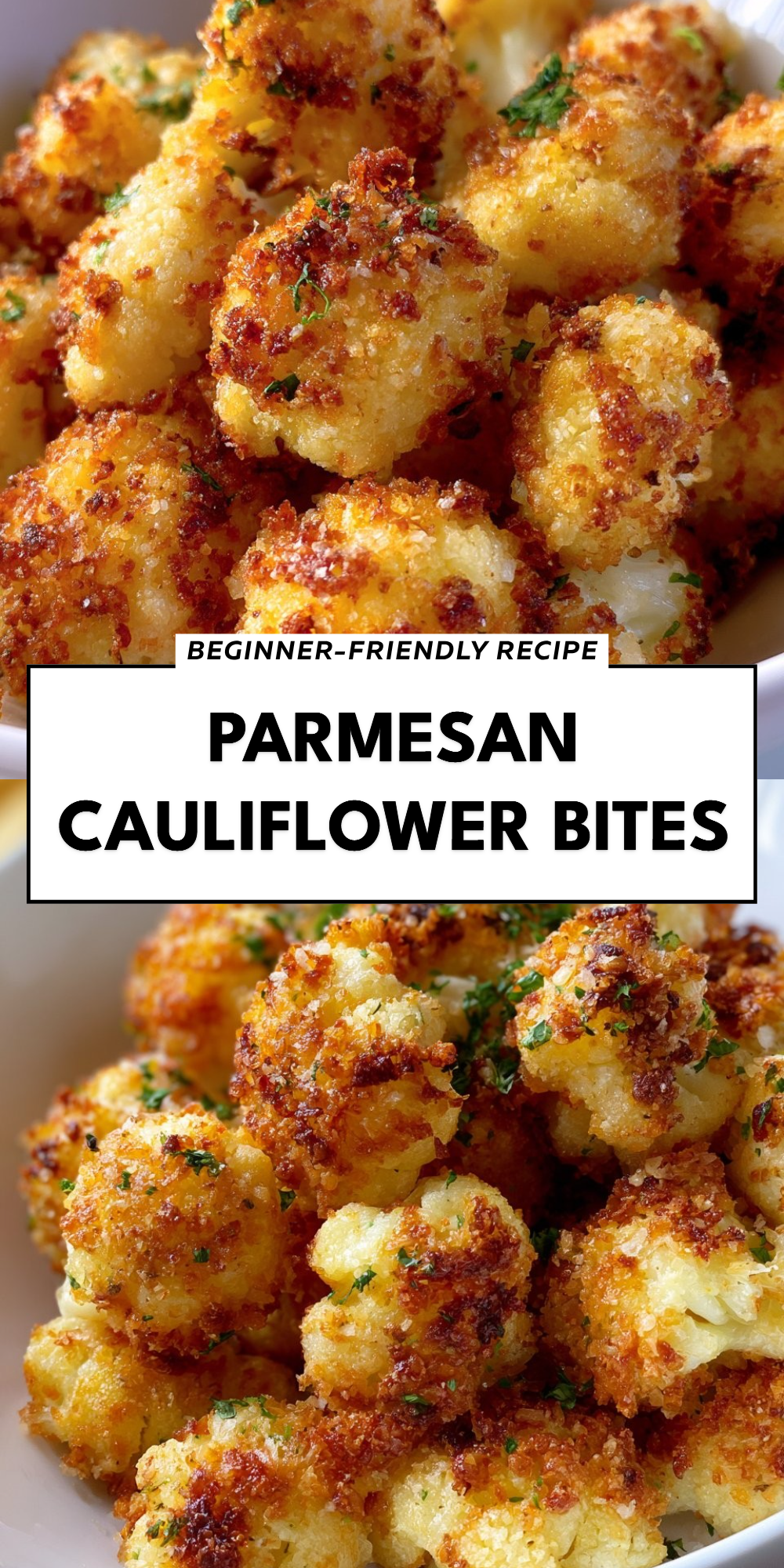 Parmesan Cauliflower Bites