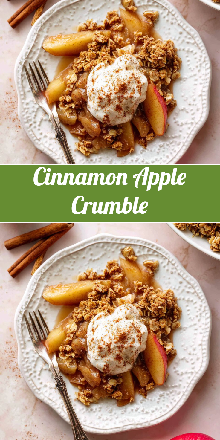 Cinnamon Apple Crumble
