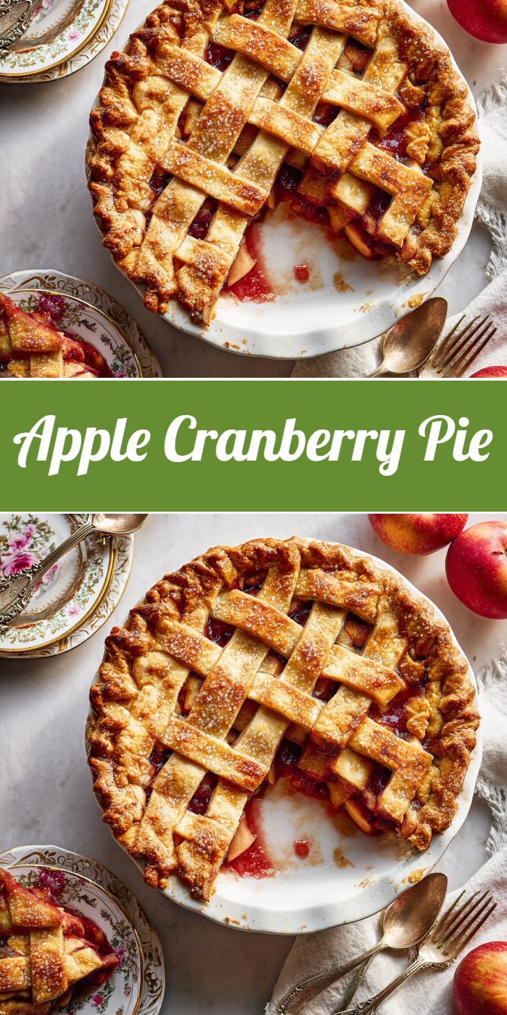Apple Cranberry Pie
