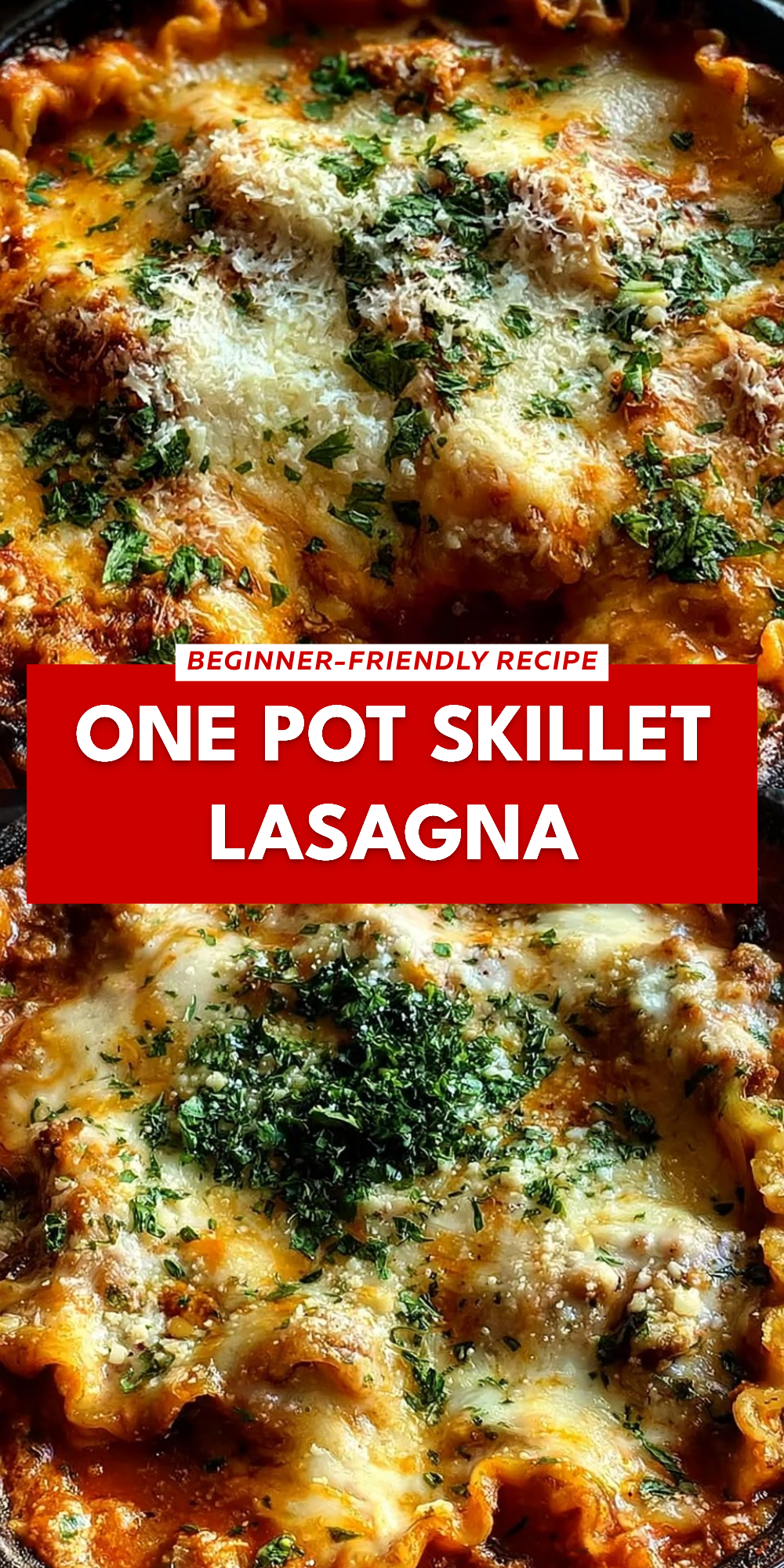 One Pot Skillet Lasagna