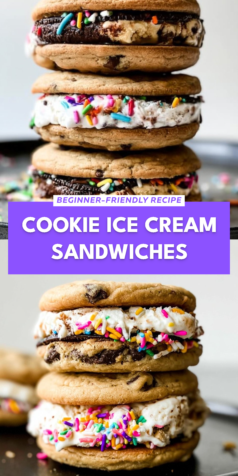 Cookie Ice Cream Sandwiches