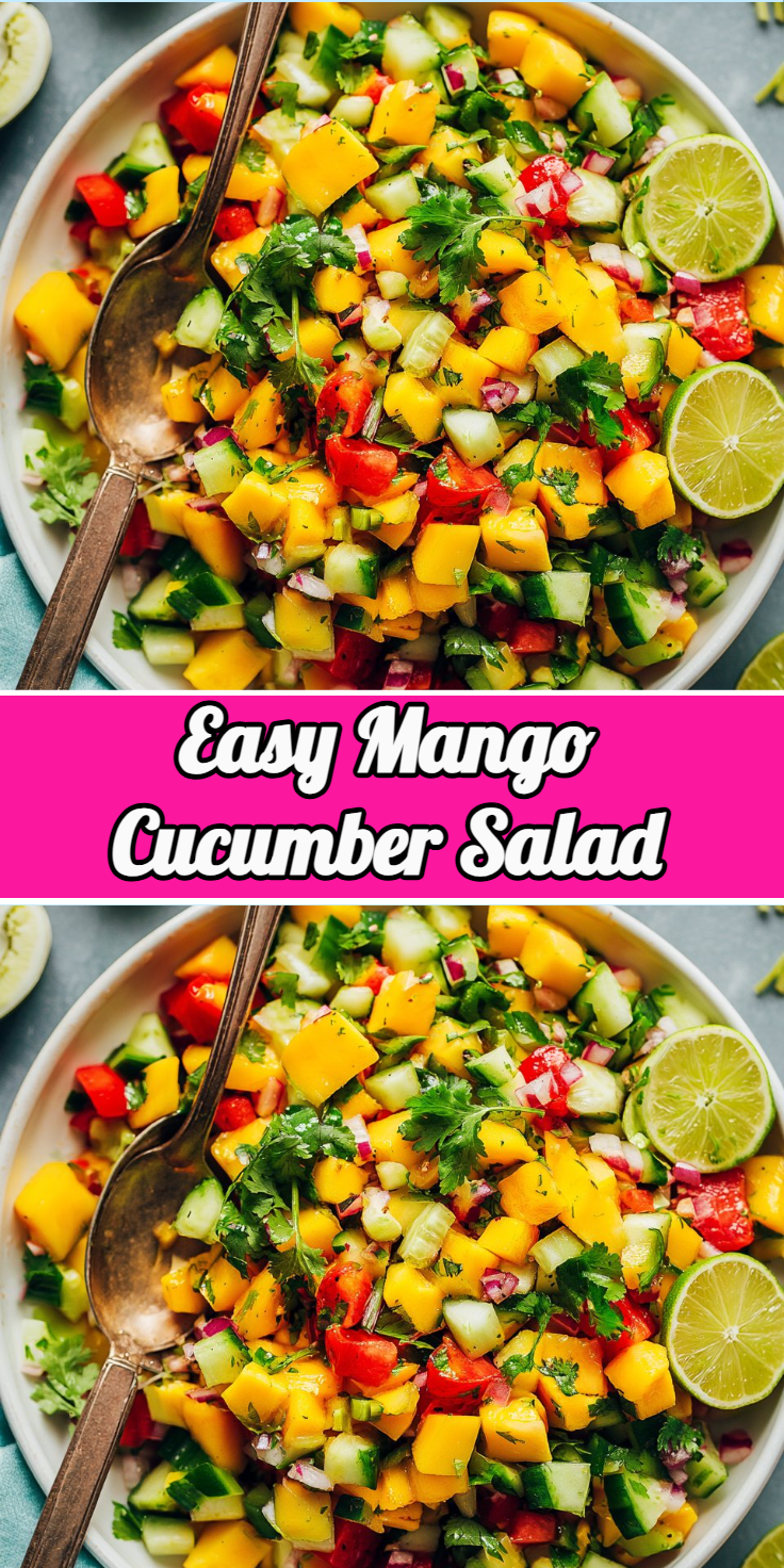 Easy Mango Cucumber Salad