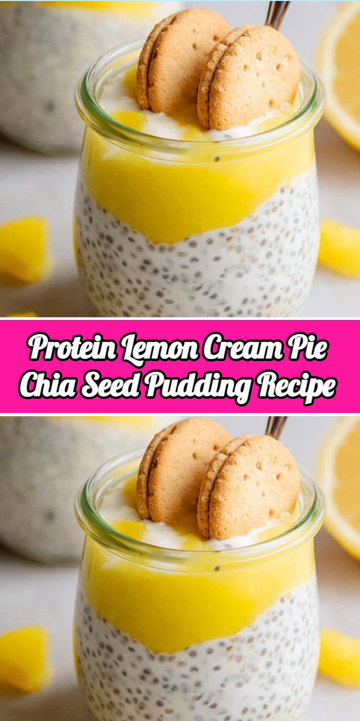 Protein Lemon Cream Pie Chia Seed Pudding Recipe