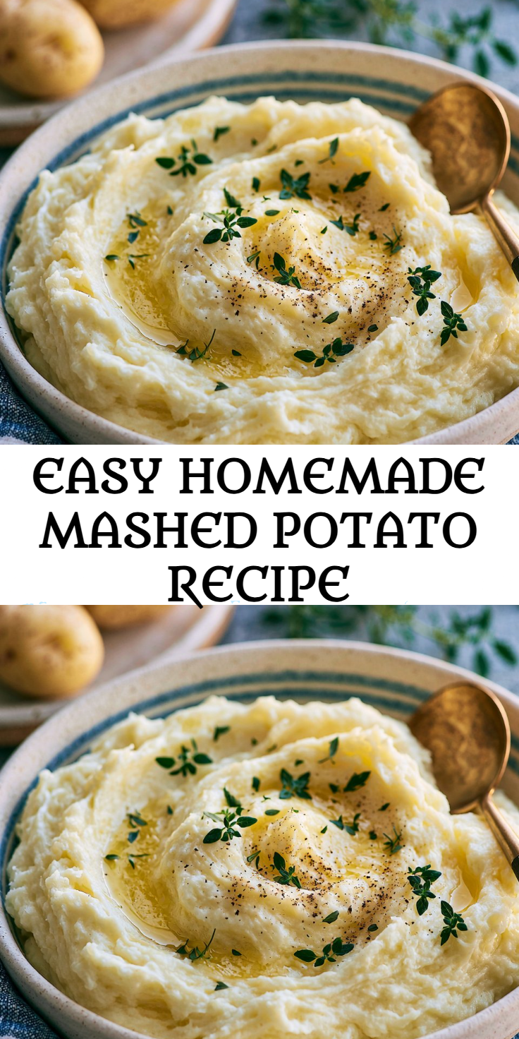 Easy Homemade Mashed Potato Recipe