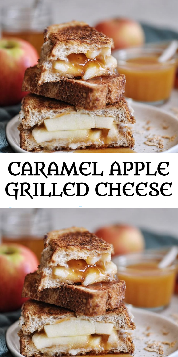 Caramel Apple Grilled Cheese